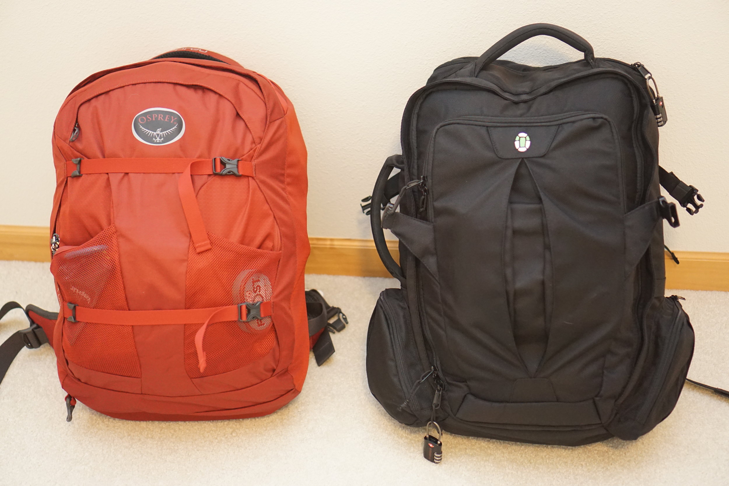 Our bags are packed!