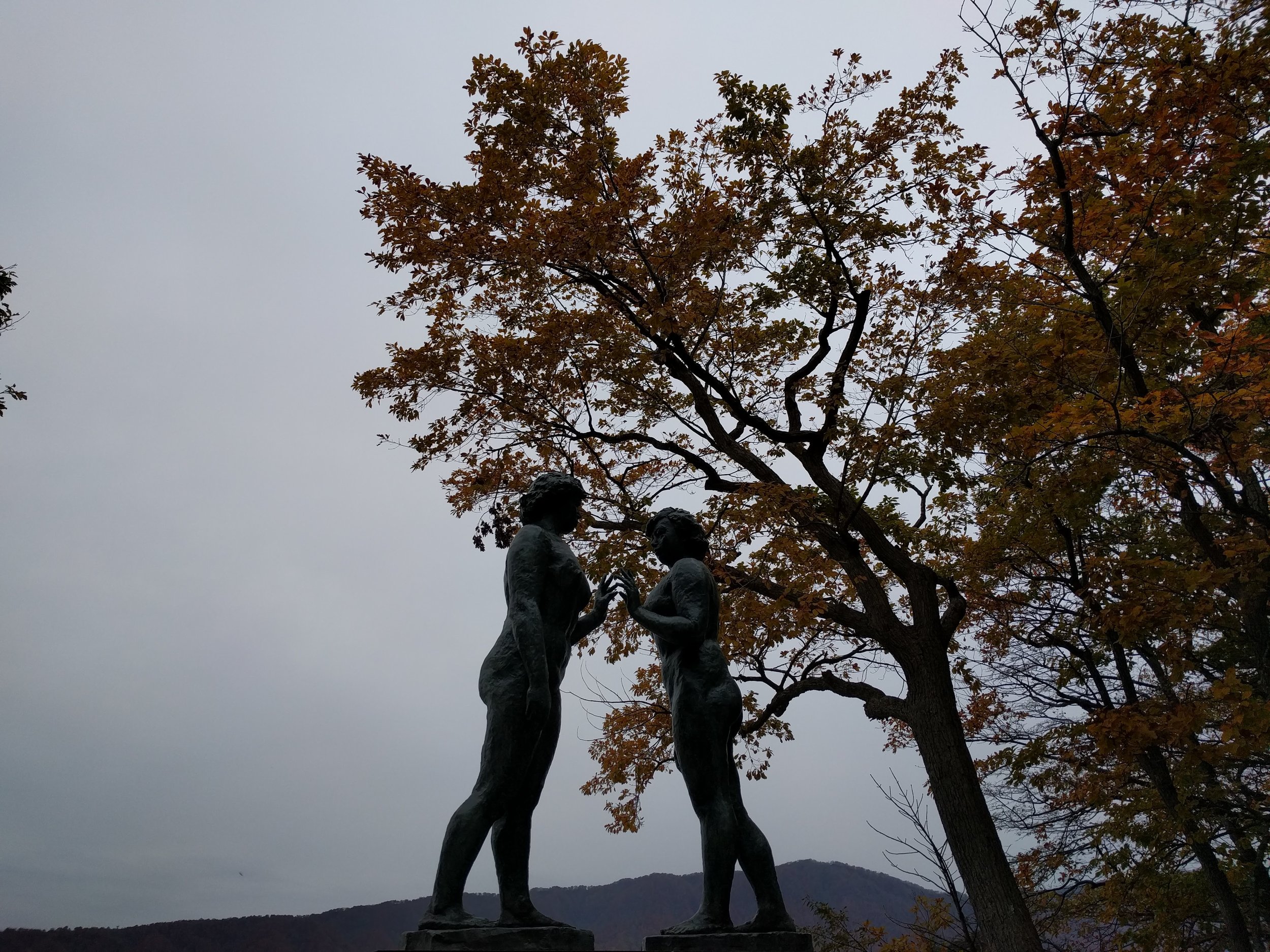 Otome no Zo Statue at Lake Towada