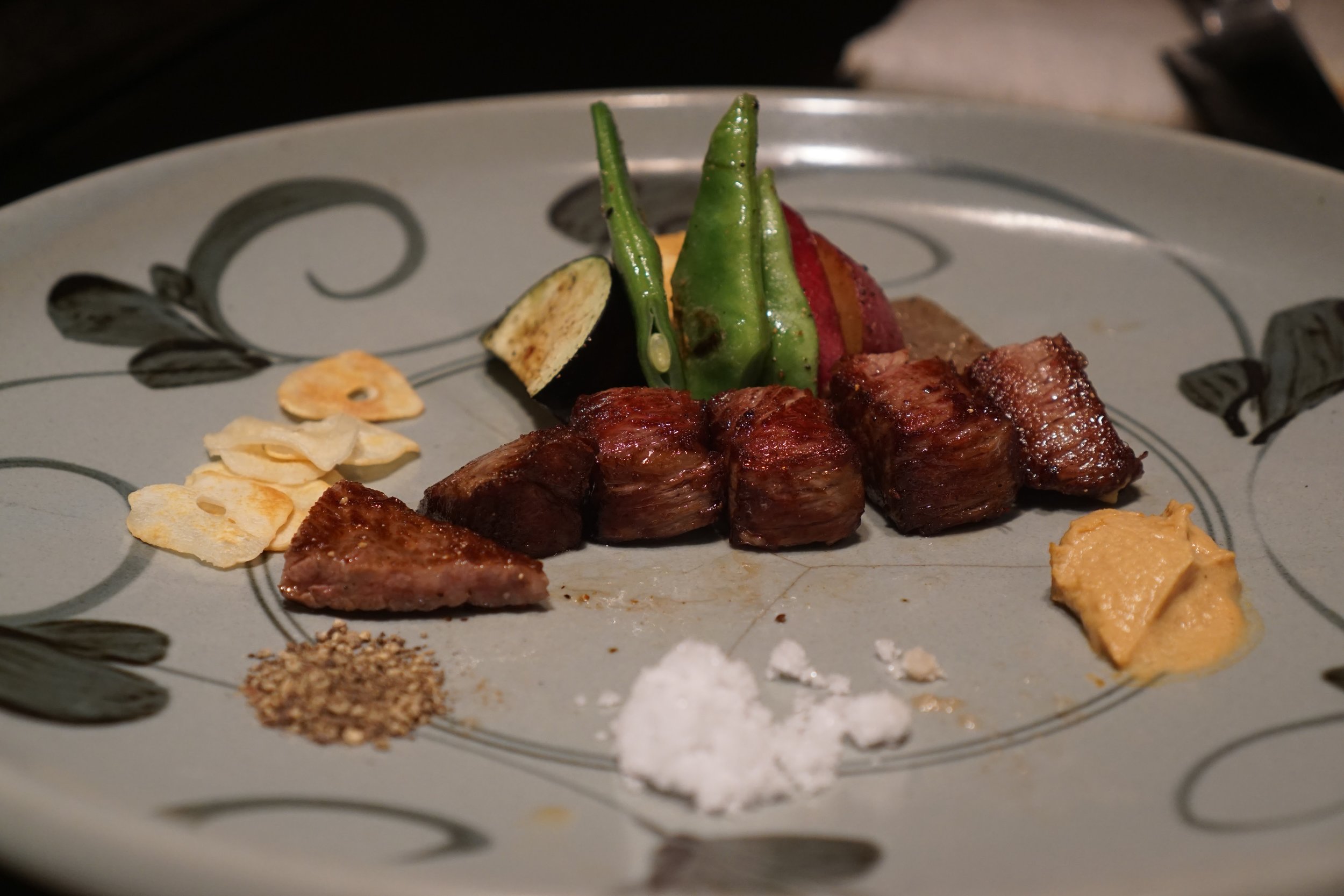 our chef helped make our plates look nice for photos
