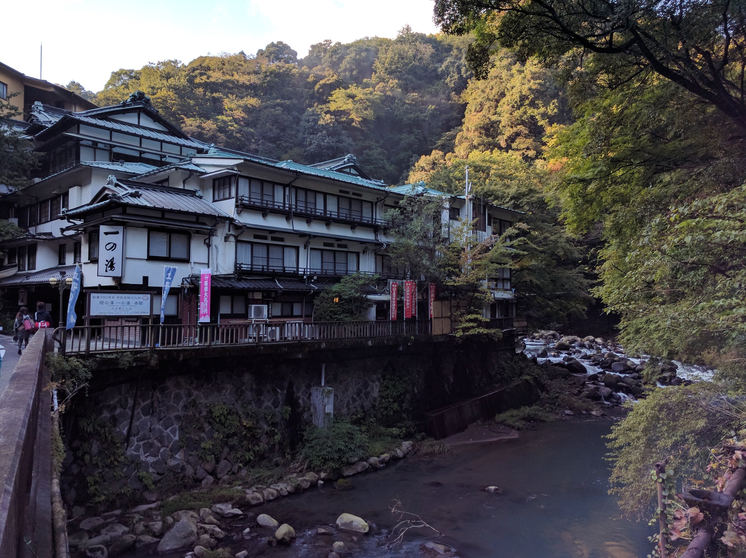 Our ryokan guesthouse for the night