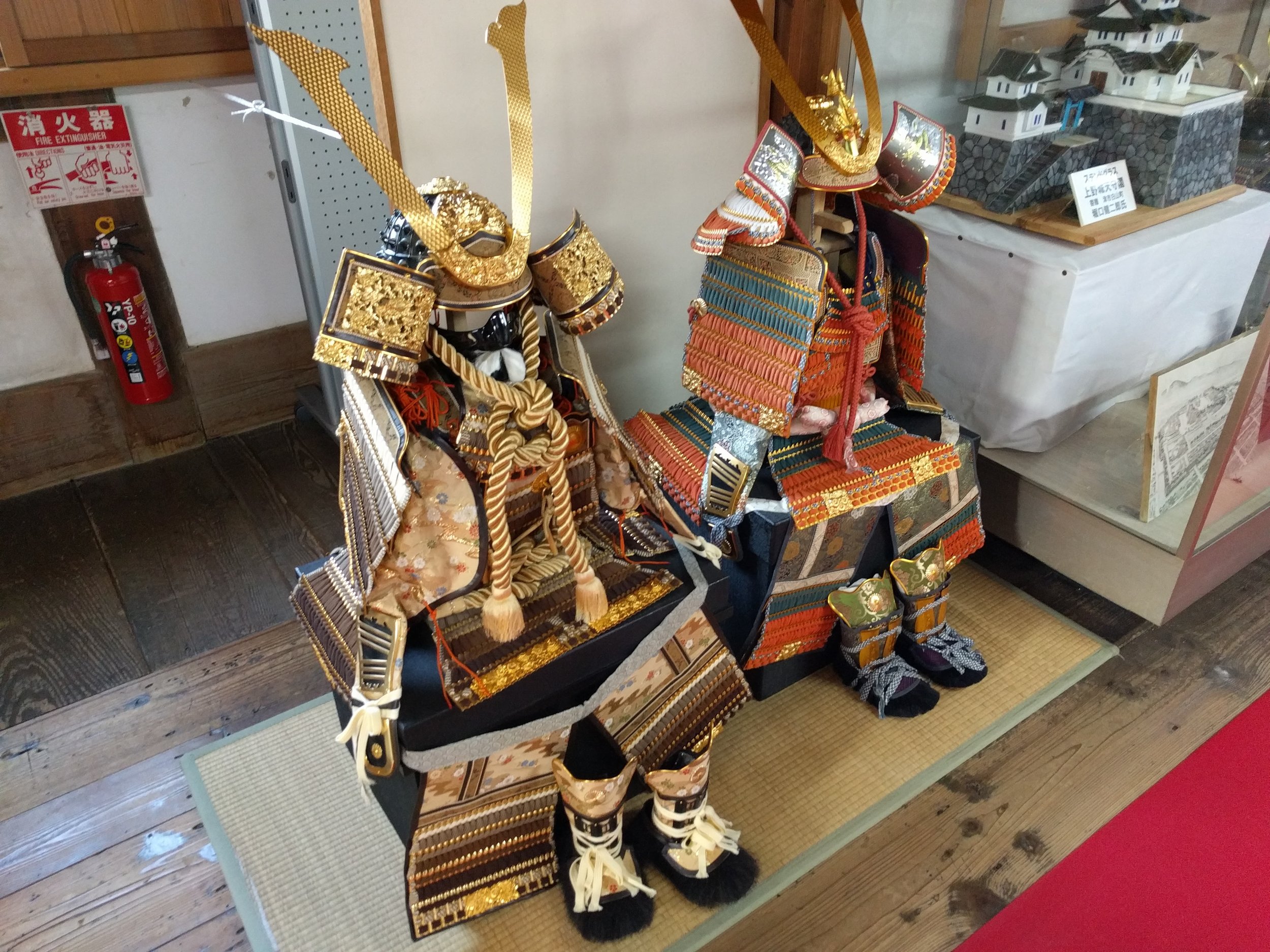 Samurai Outfits at the Ueno Museum