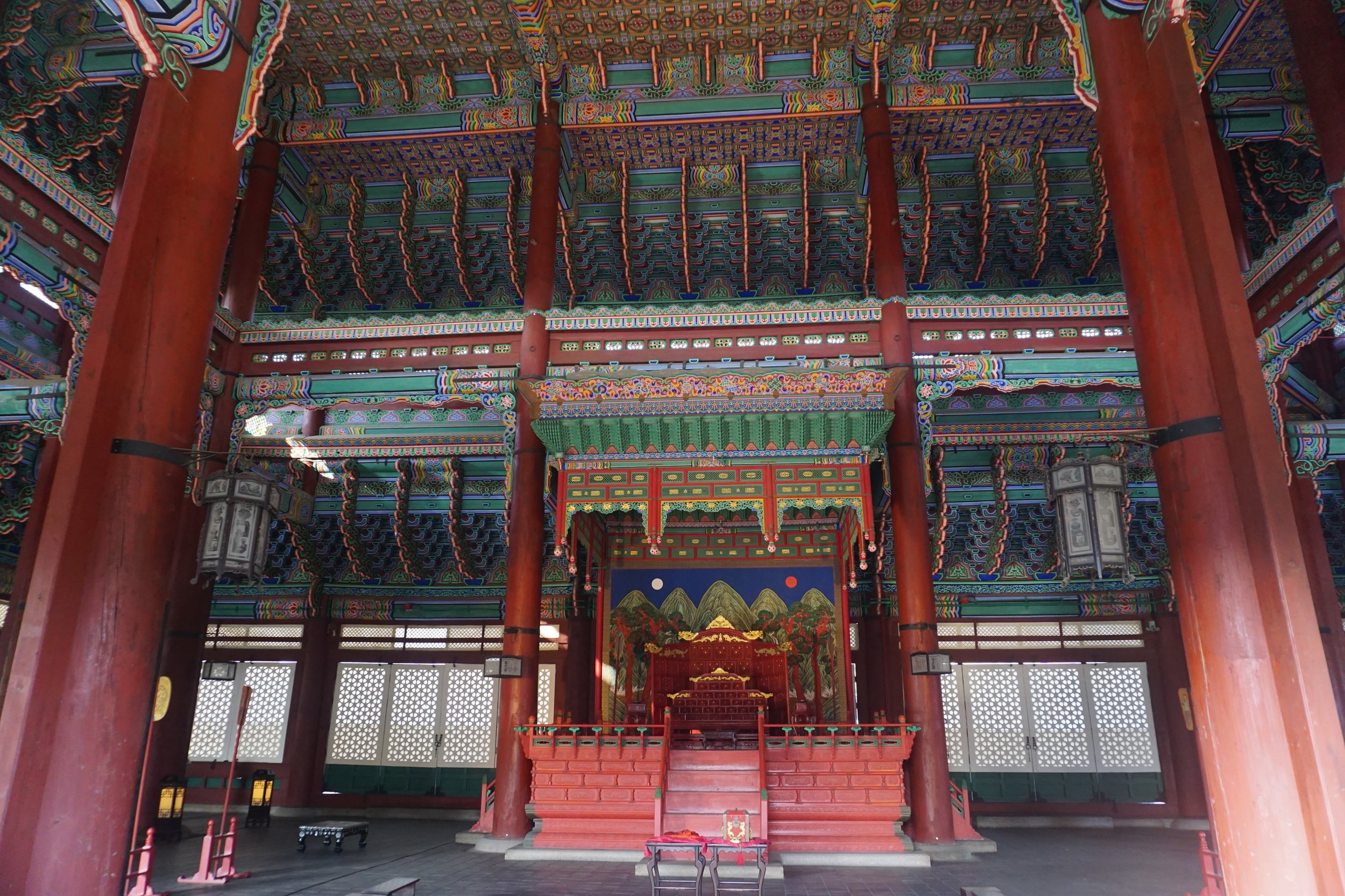 Inside the entrance hall