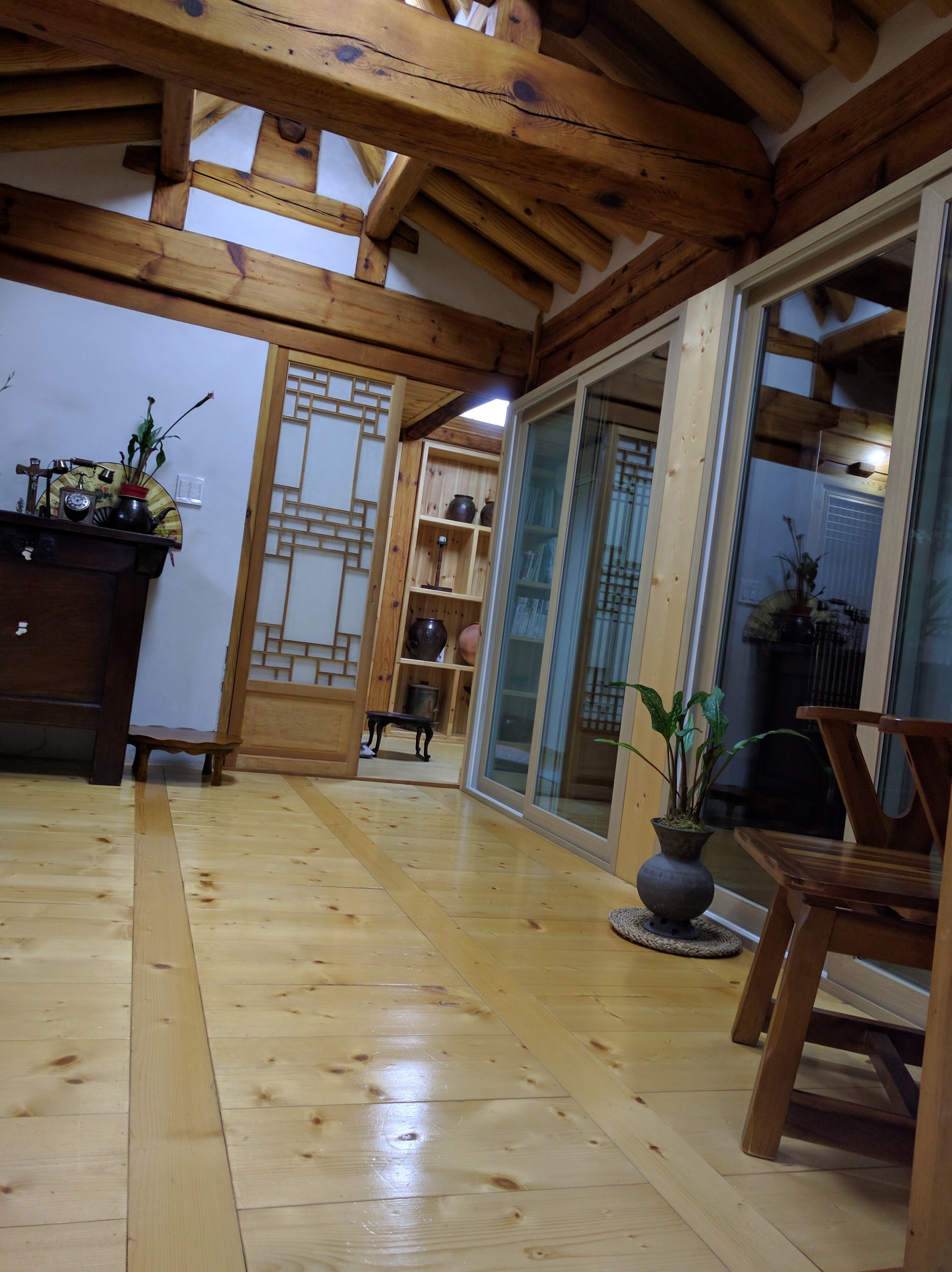 Inside the hanok