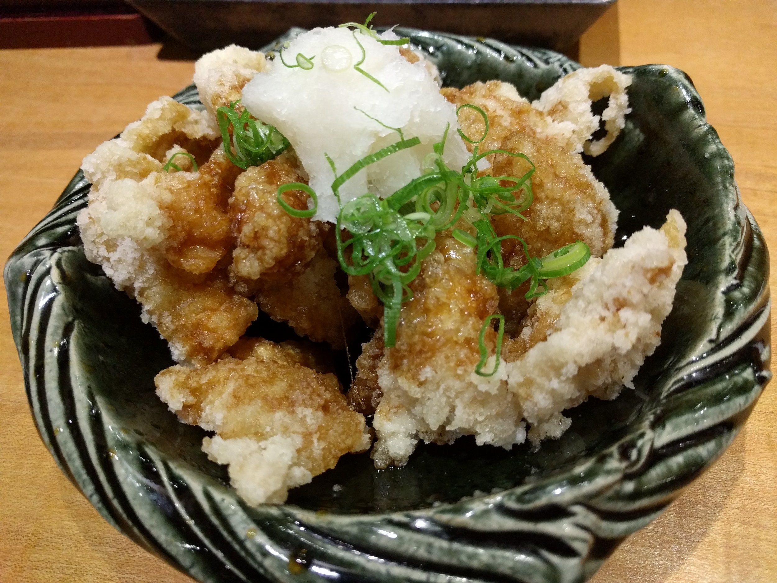 Fried chicken skin - so oishi