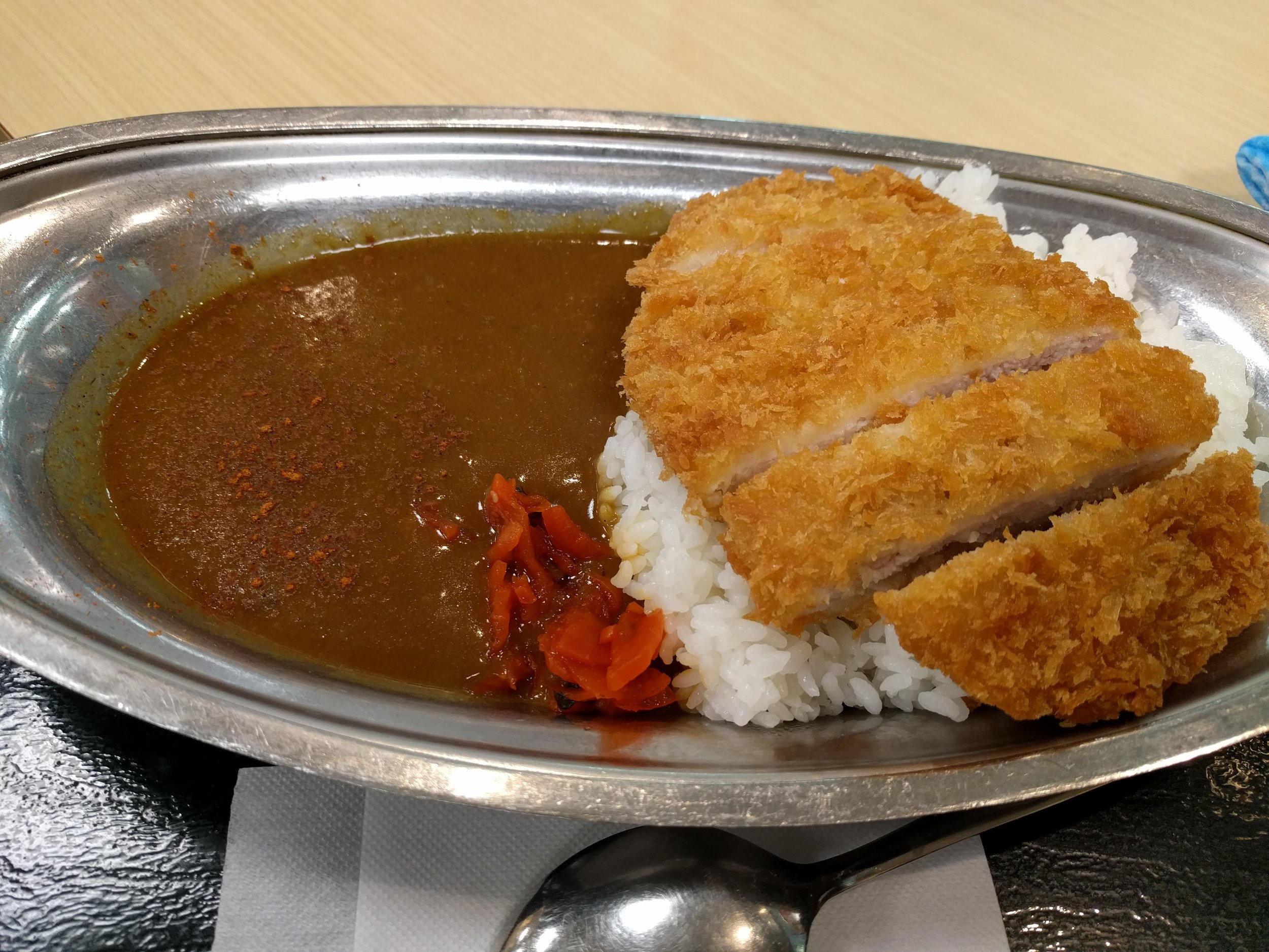 Katsu curry on way to Hakone