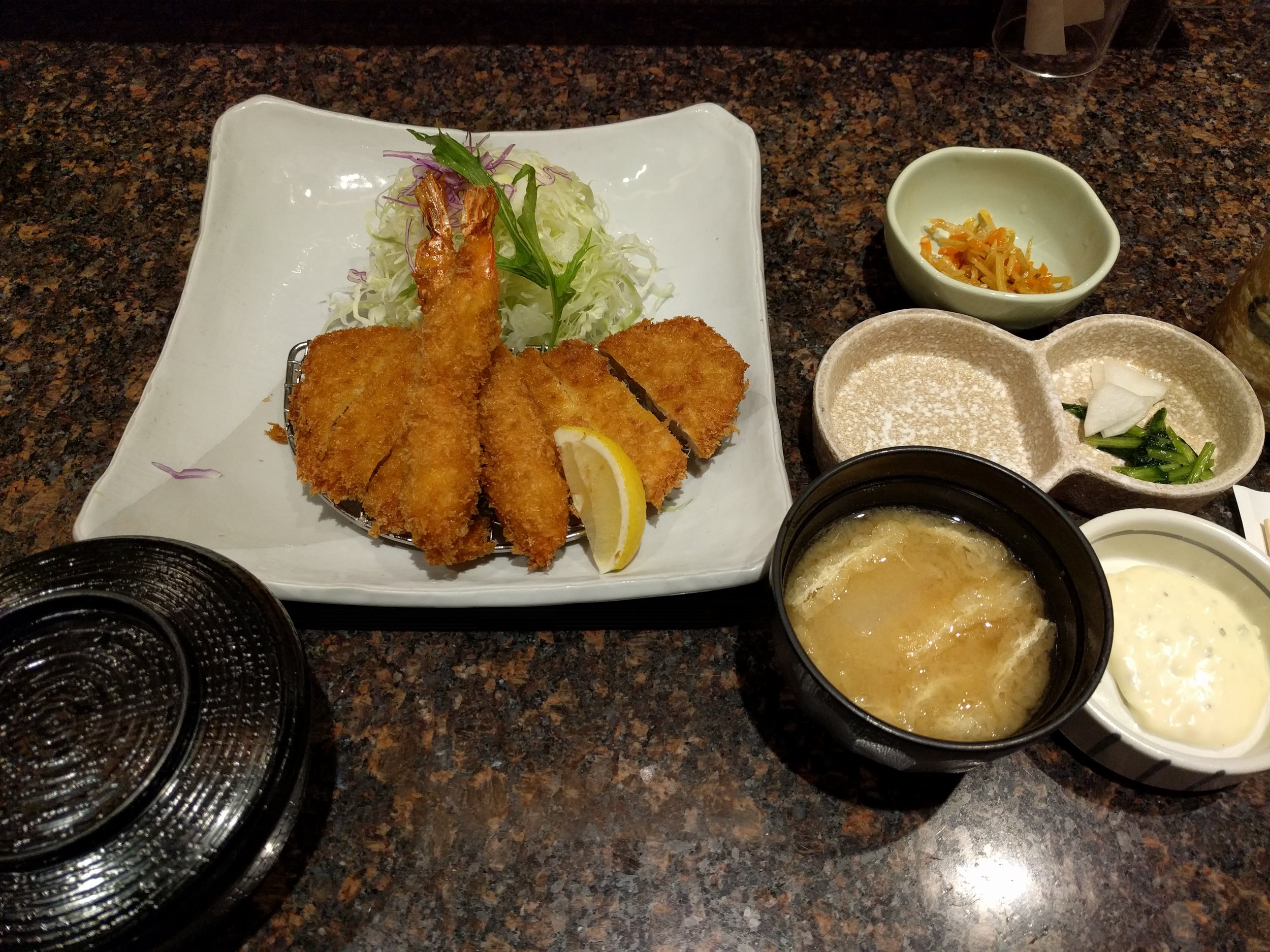 Random tonkatsu place in Kyoto station