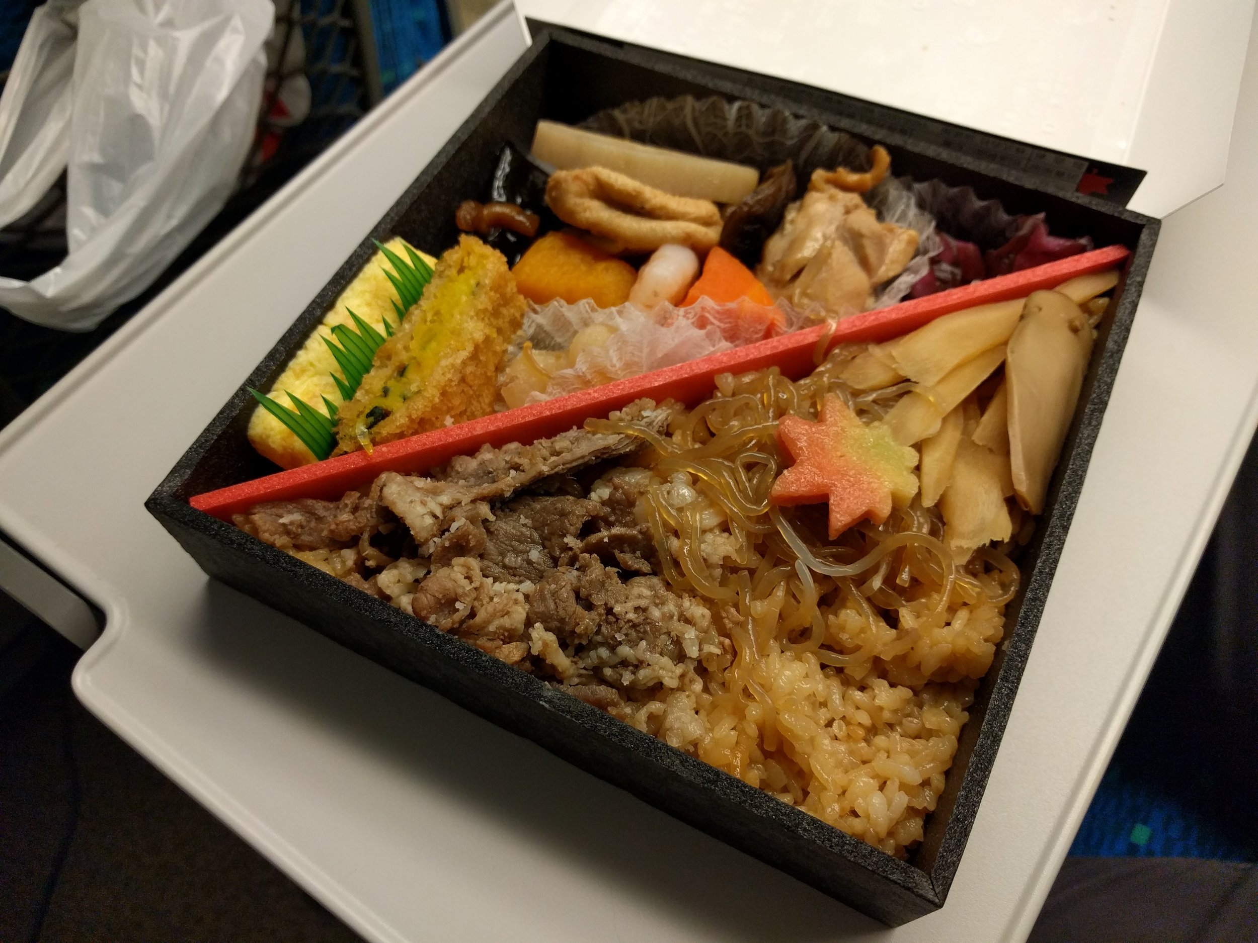 Bento box from kyoto station