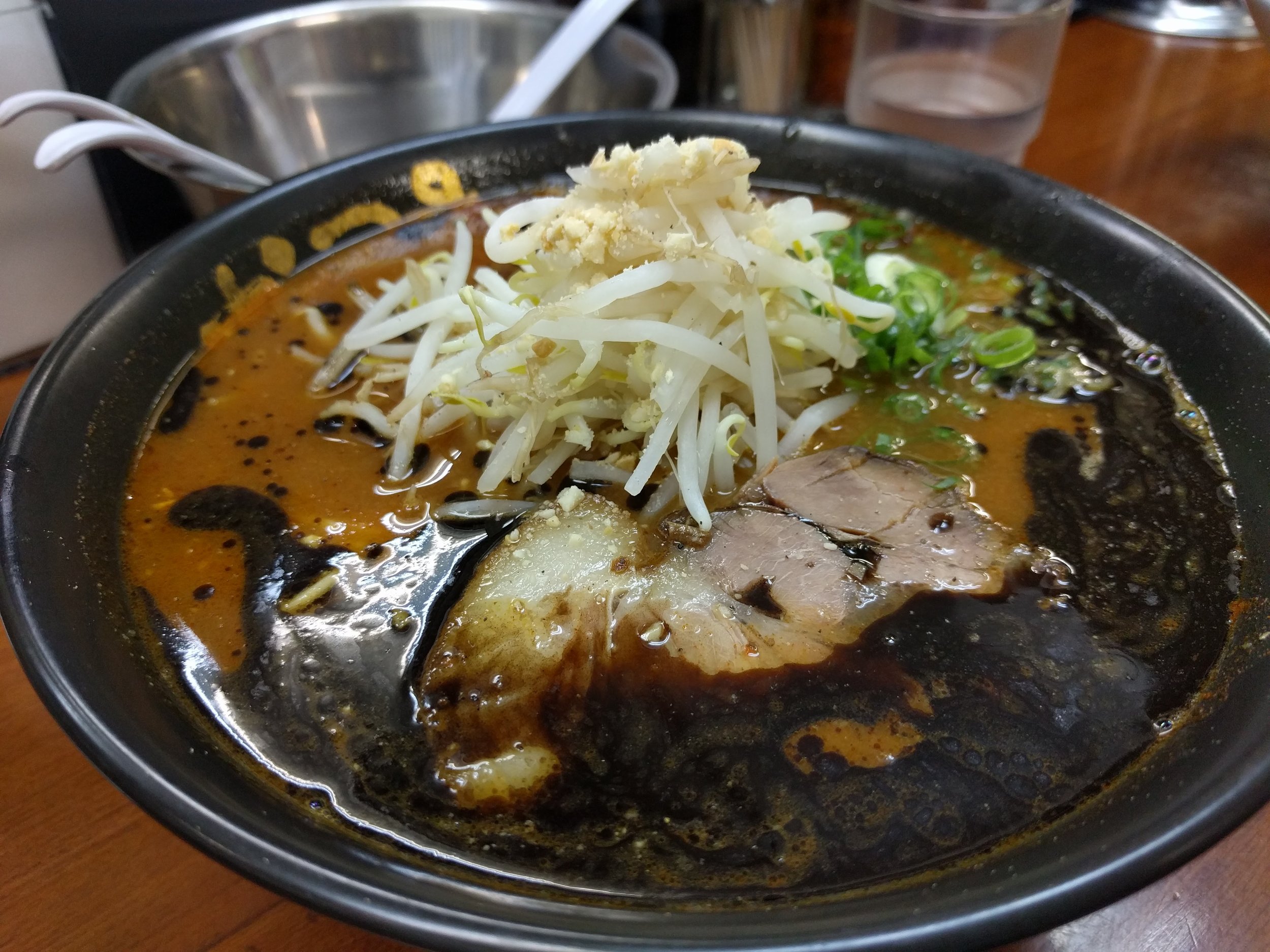 Spicy ramen at Nantsuttei Ramen
