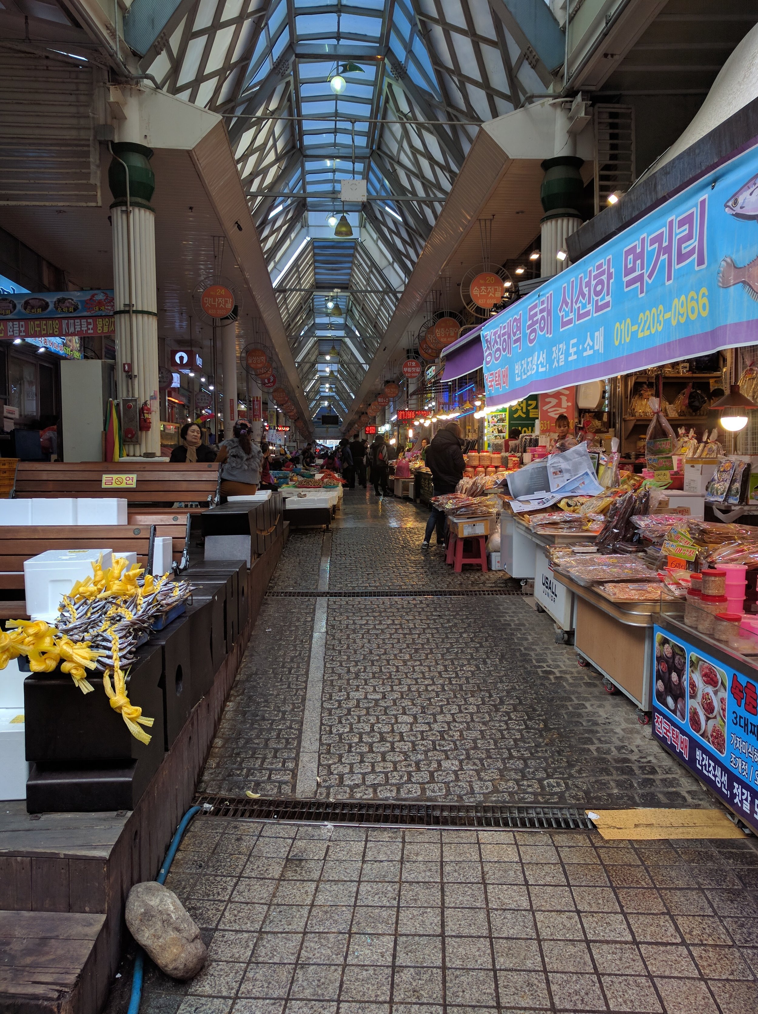 Food market on the way back