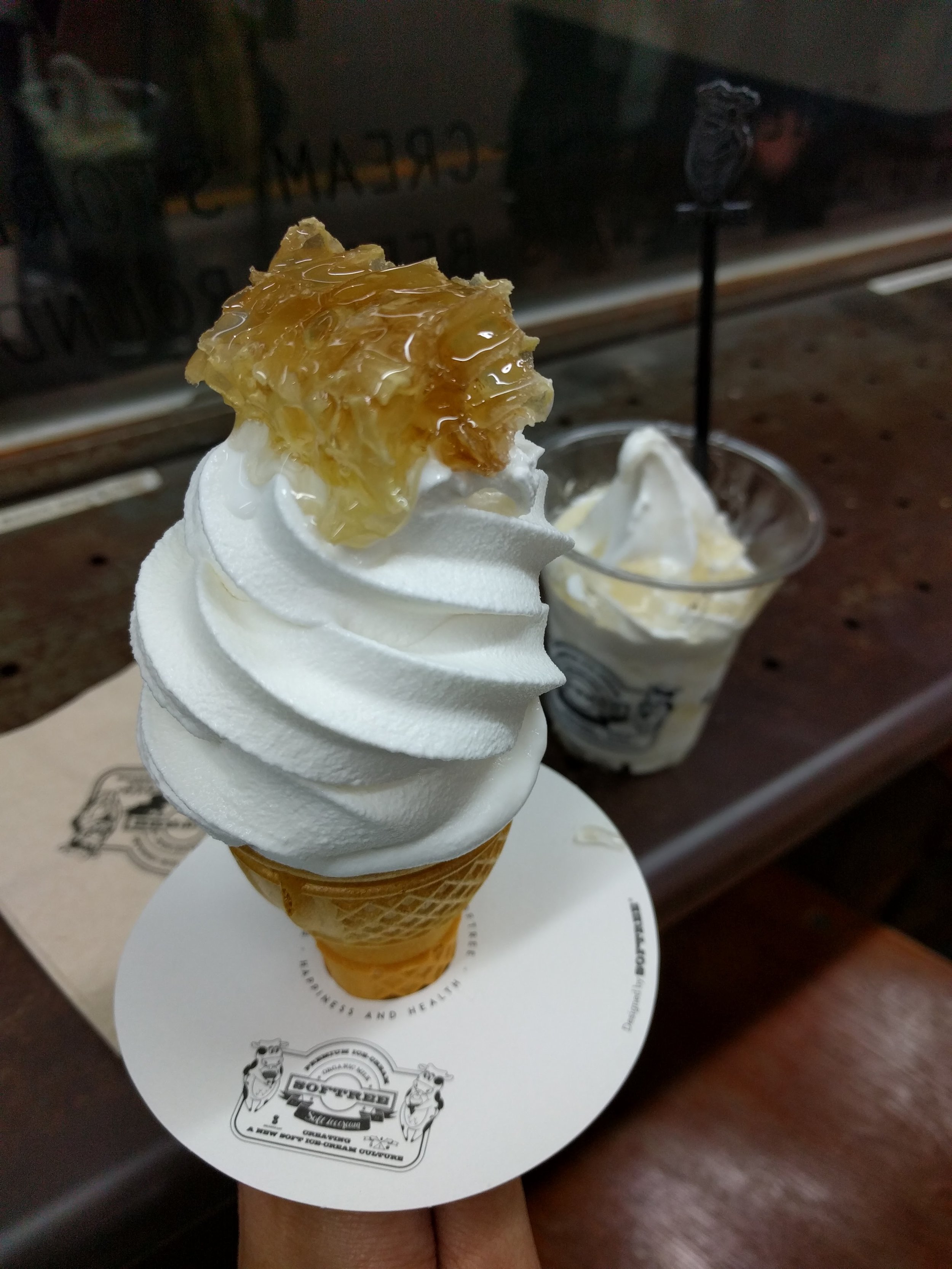 <p>More novelty than deliciousness. Surly teenager serving did not add to the experience</p>