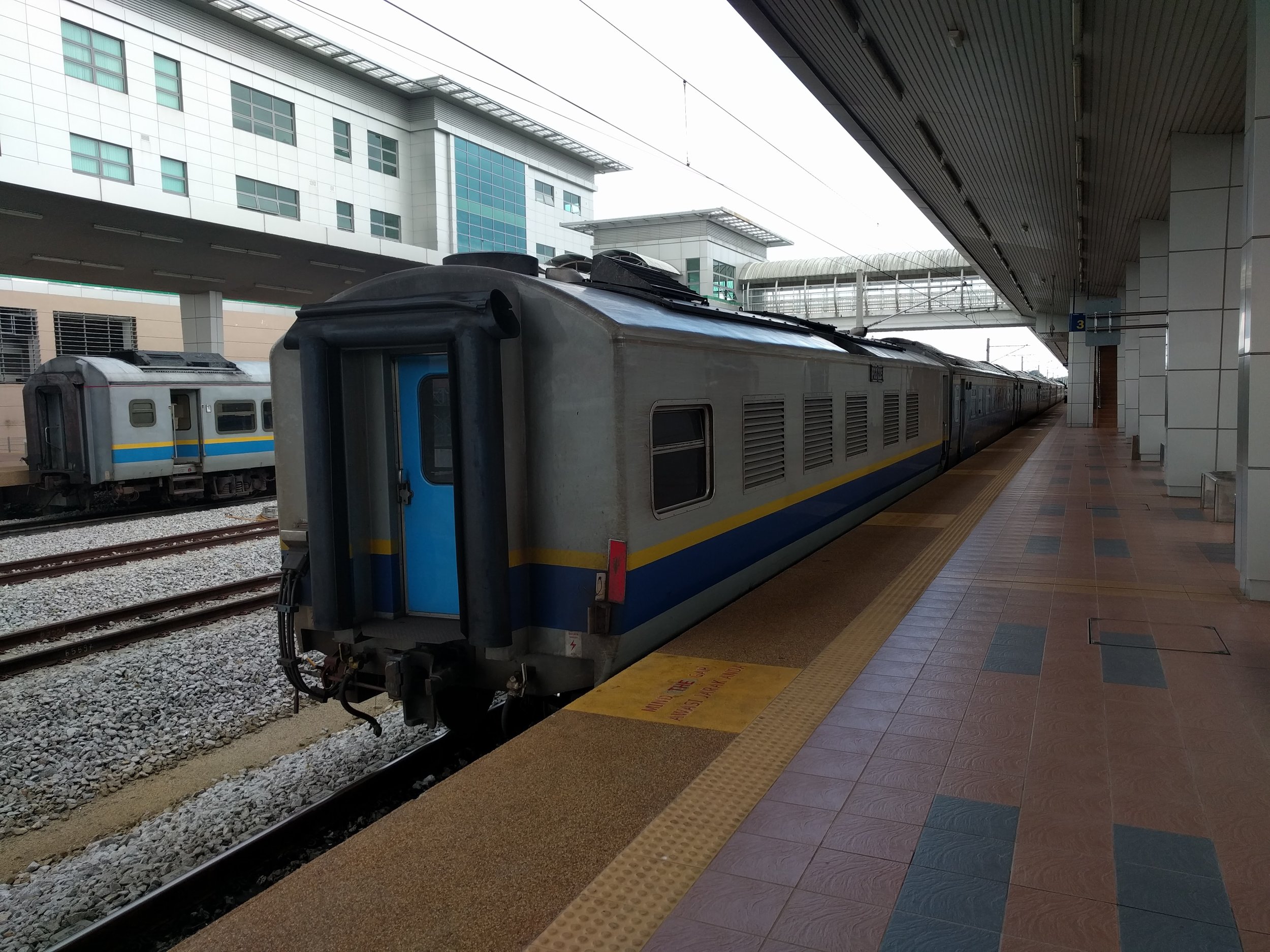 Our train... so old and ghetto hah