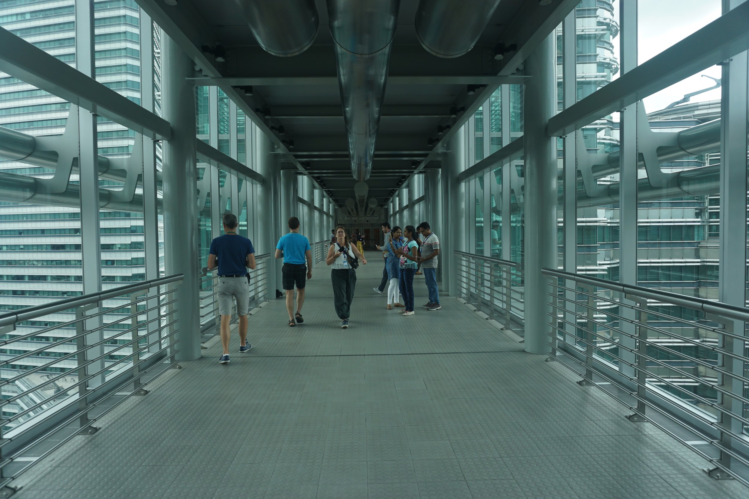 Skybridge connecting the Petronas Towers