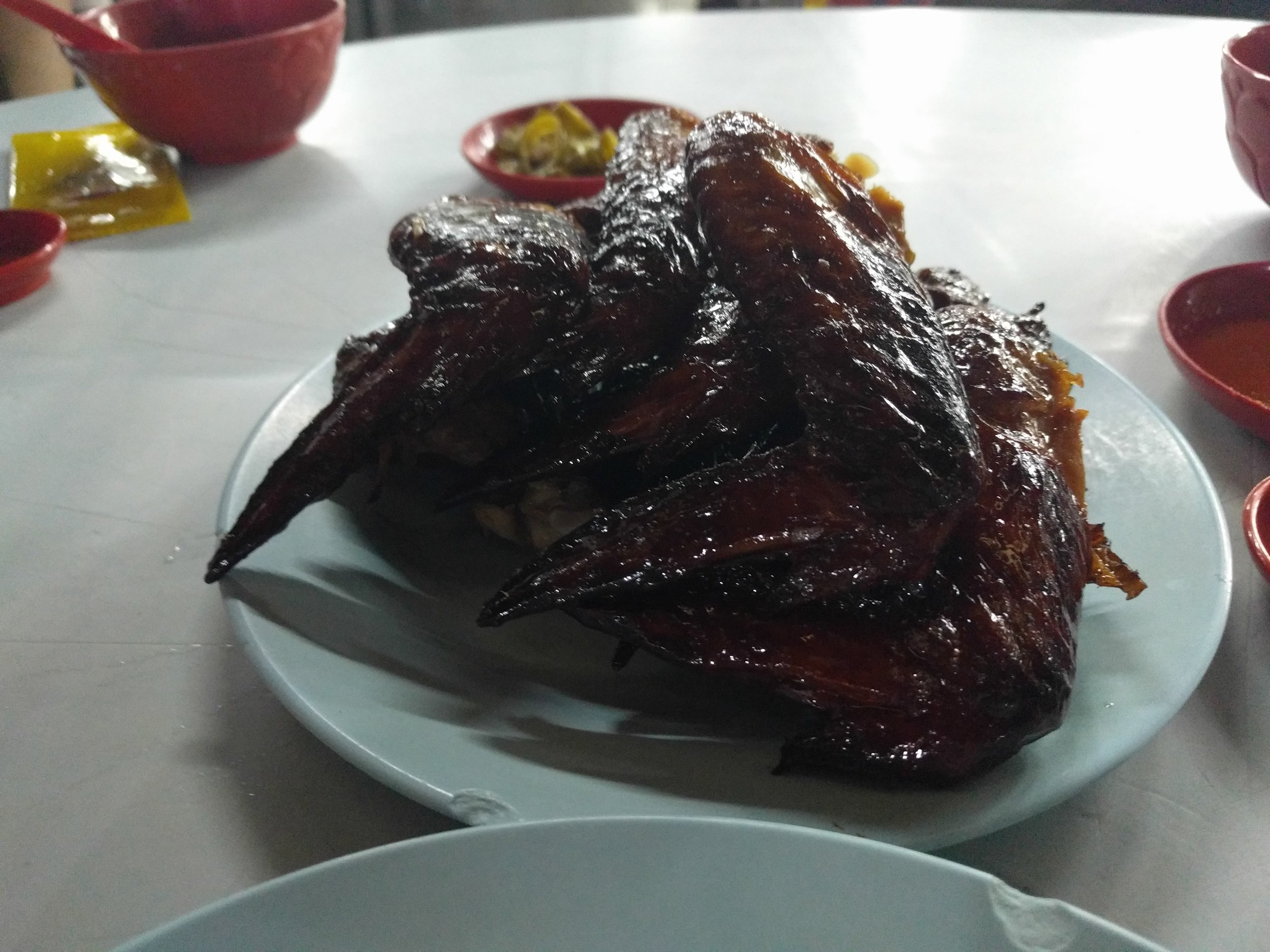 Marinated chicken wing tips