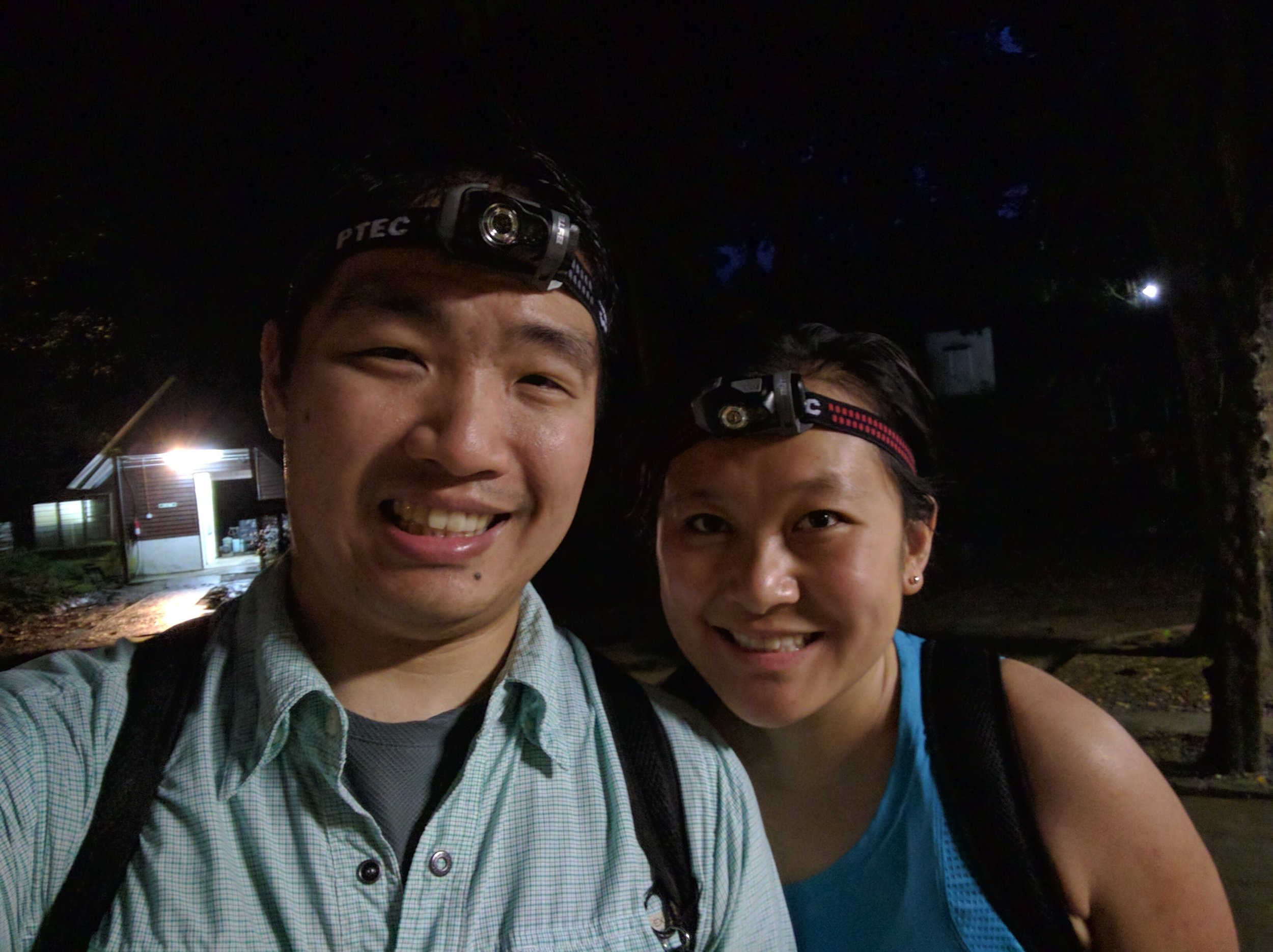 Heading out on our night hike!