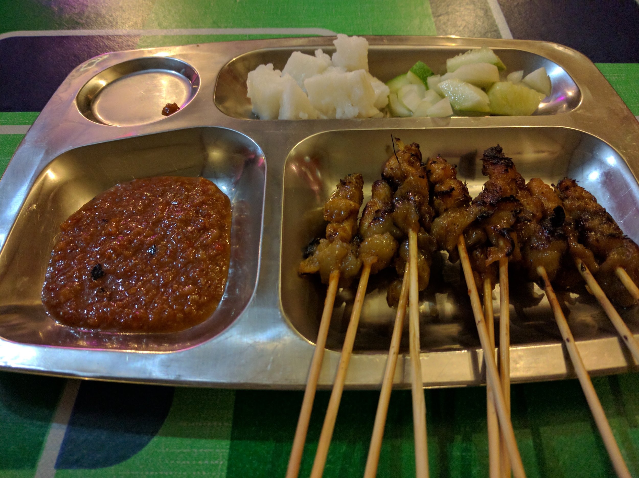 Baby chicken skewers