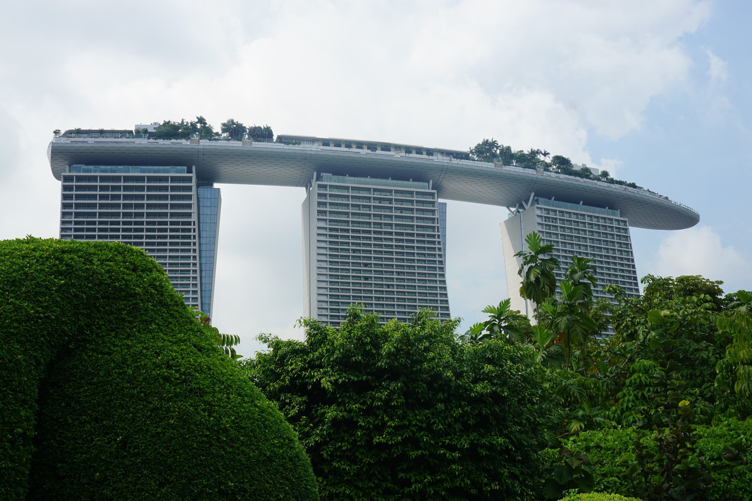 Marina Sands peaking out