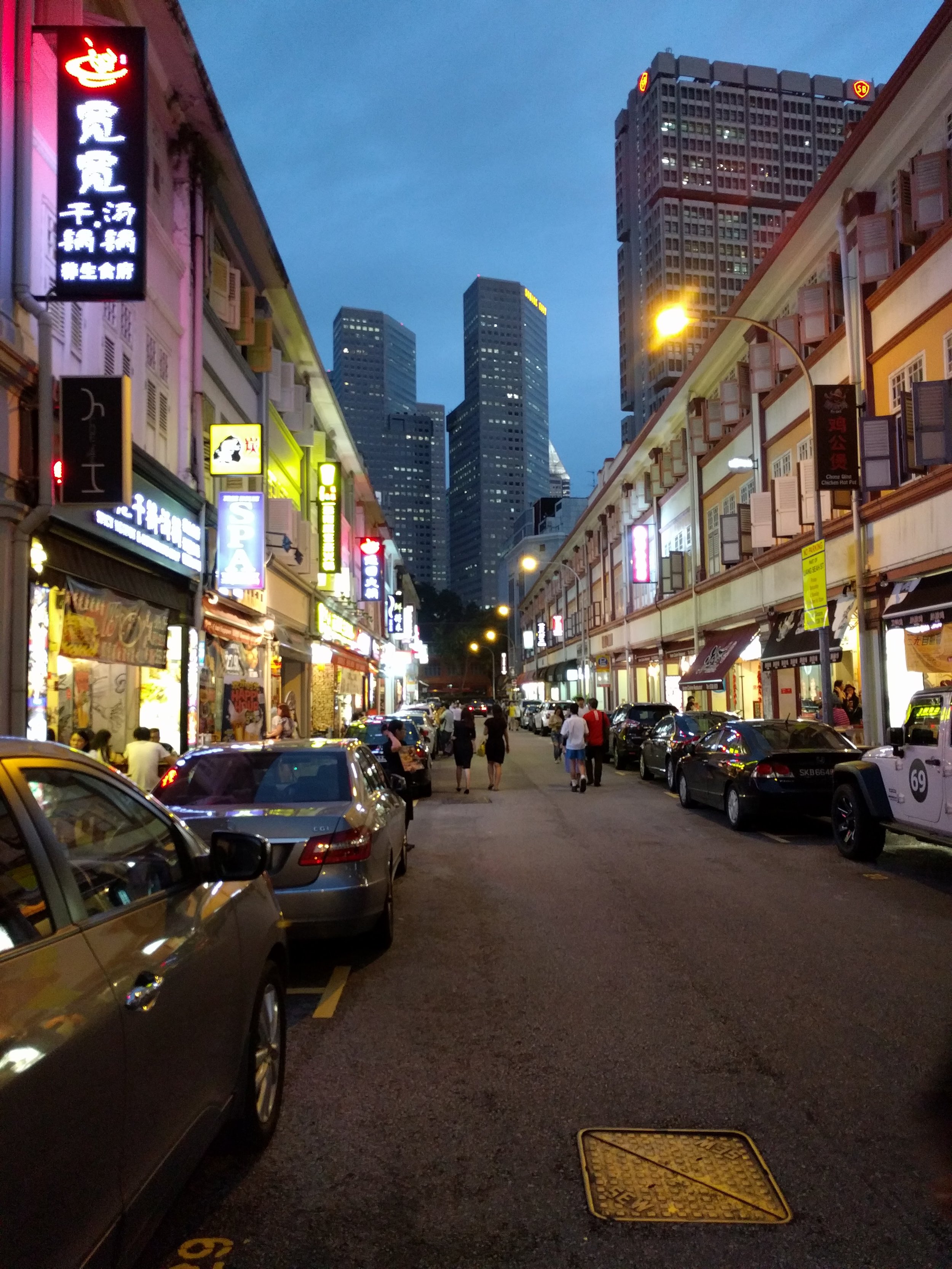 Restaurant street near Bugis