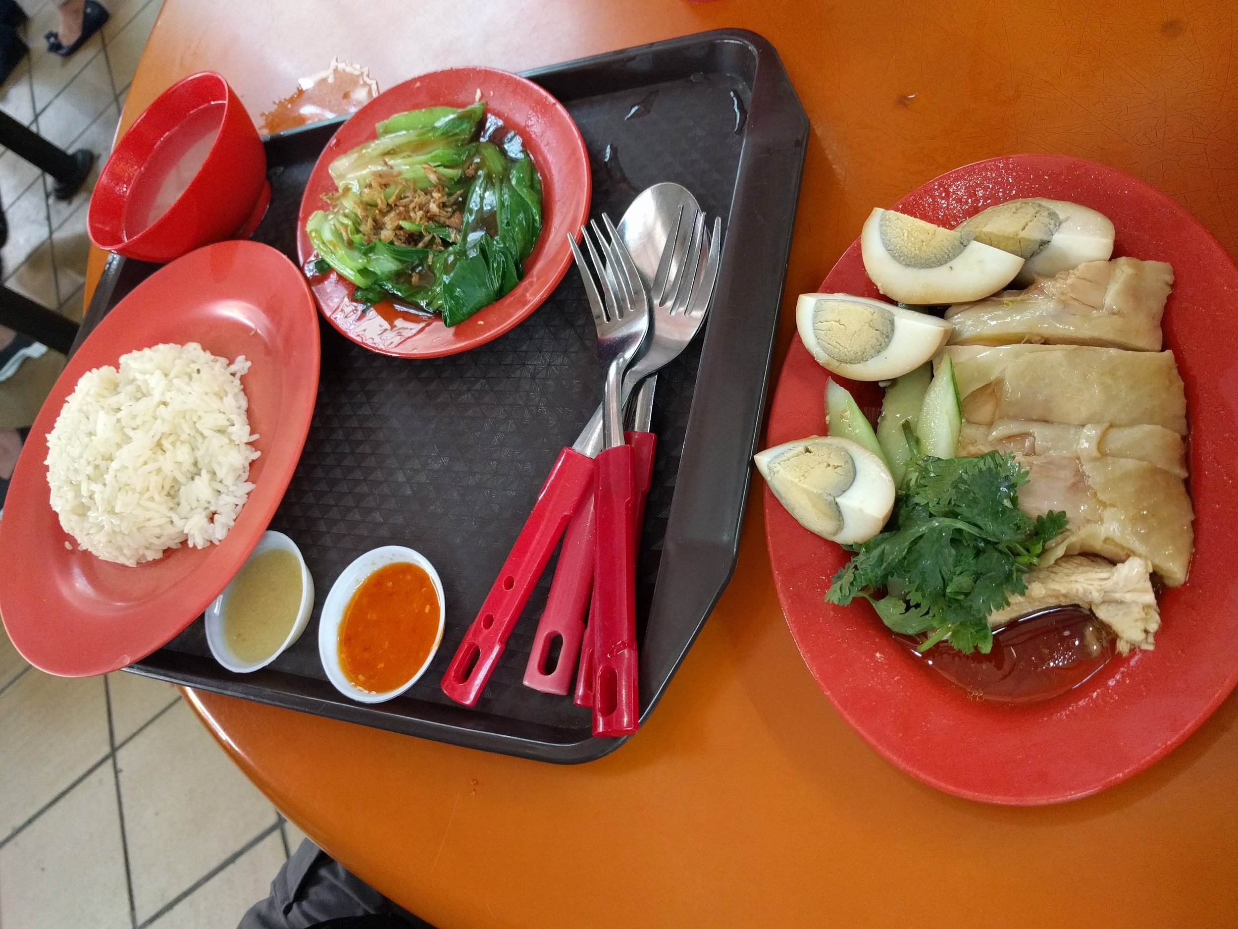 Chicken and rice and veggies