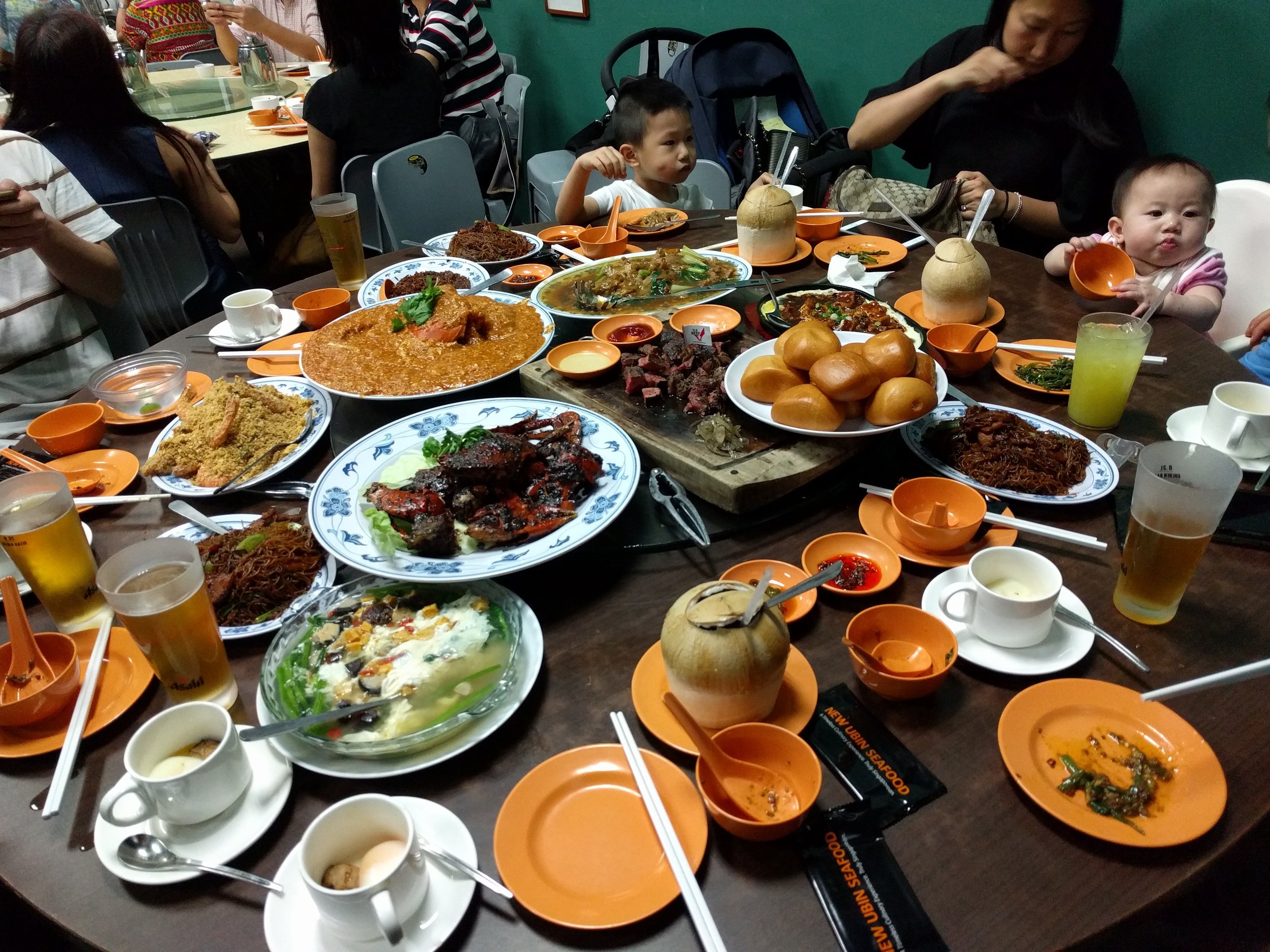 We ate a lot
