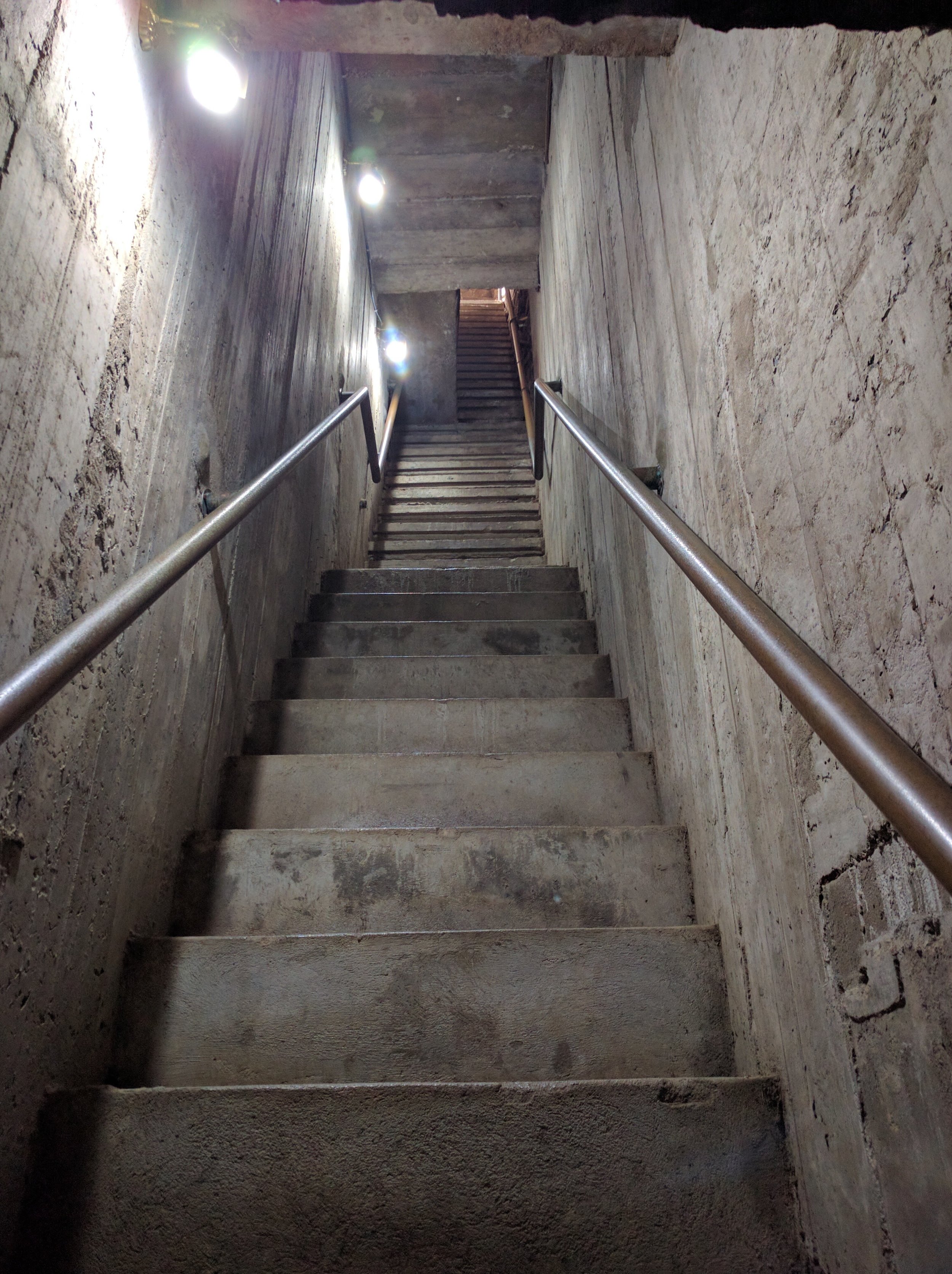 Staircase down down down...