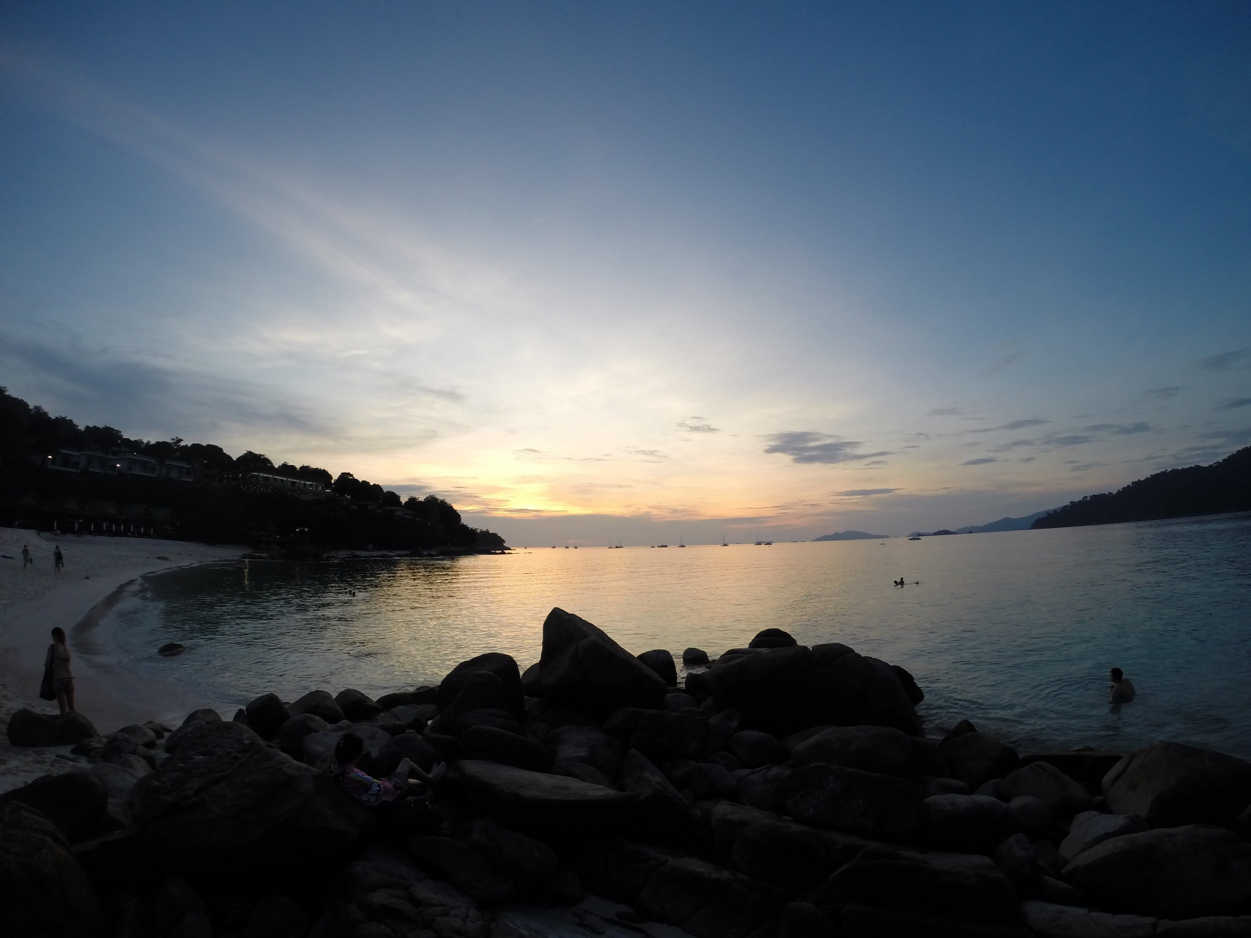 Sunset at Sunset Beach in the north