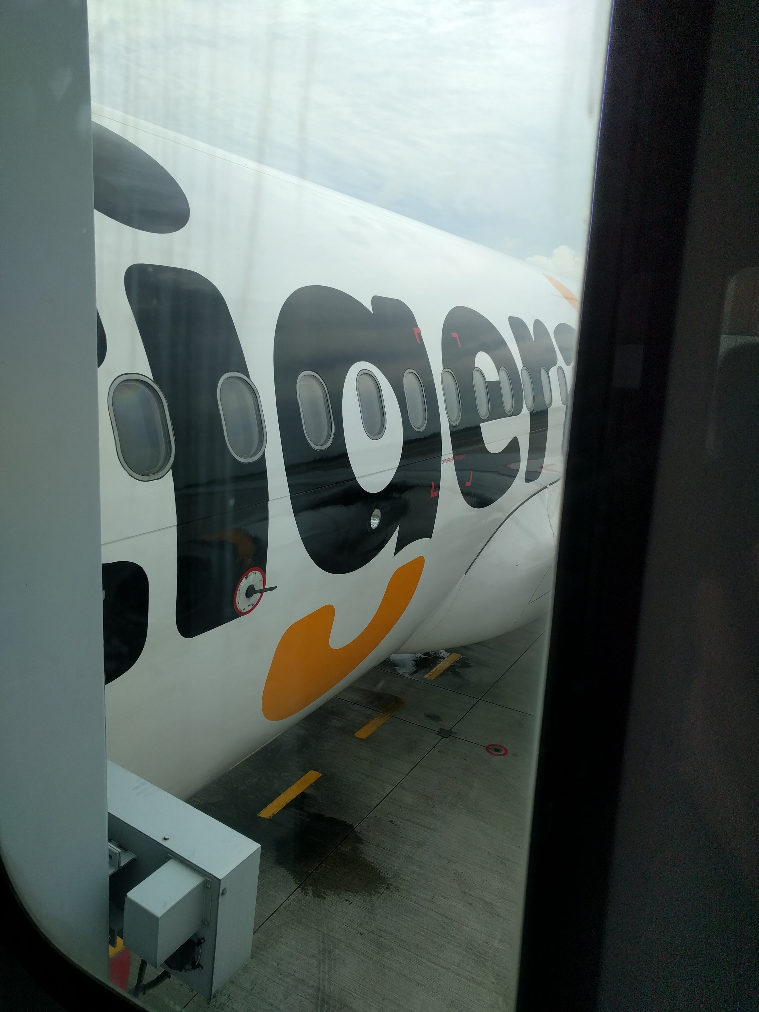 First budget airline flight