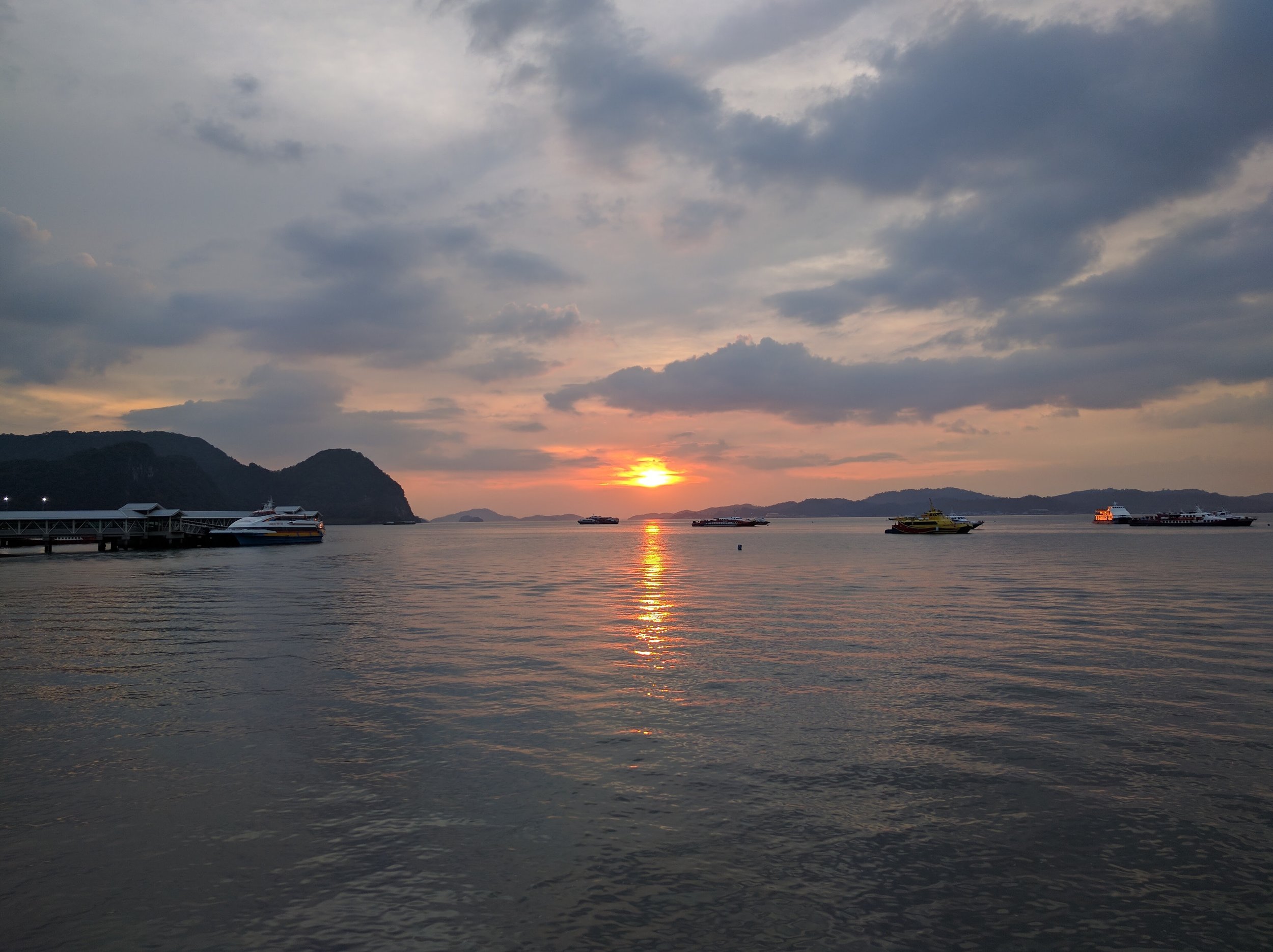 Sunset at the eagle