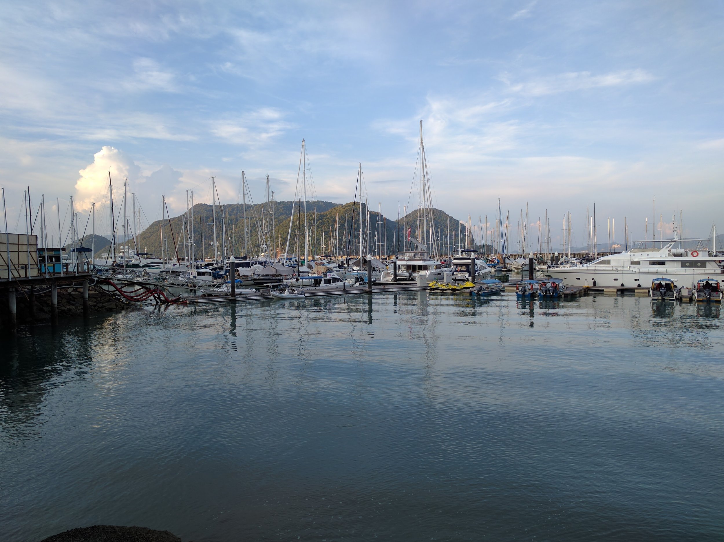 Harbor where we stayed