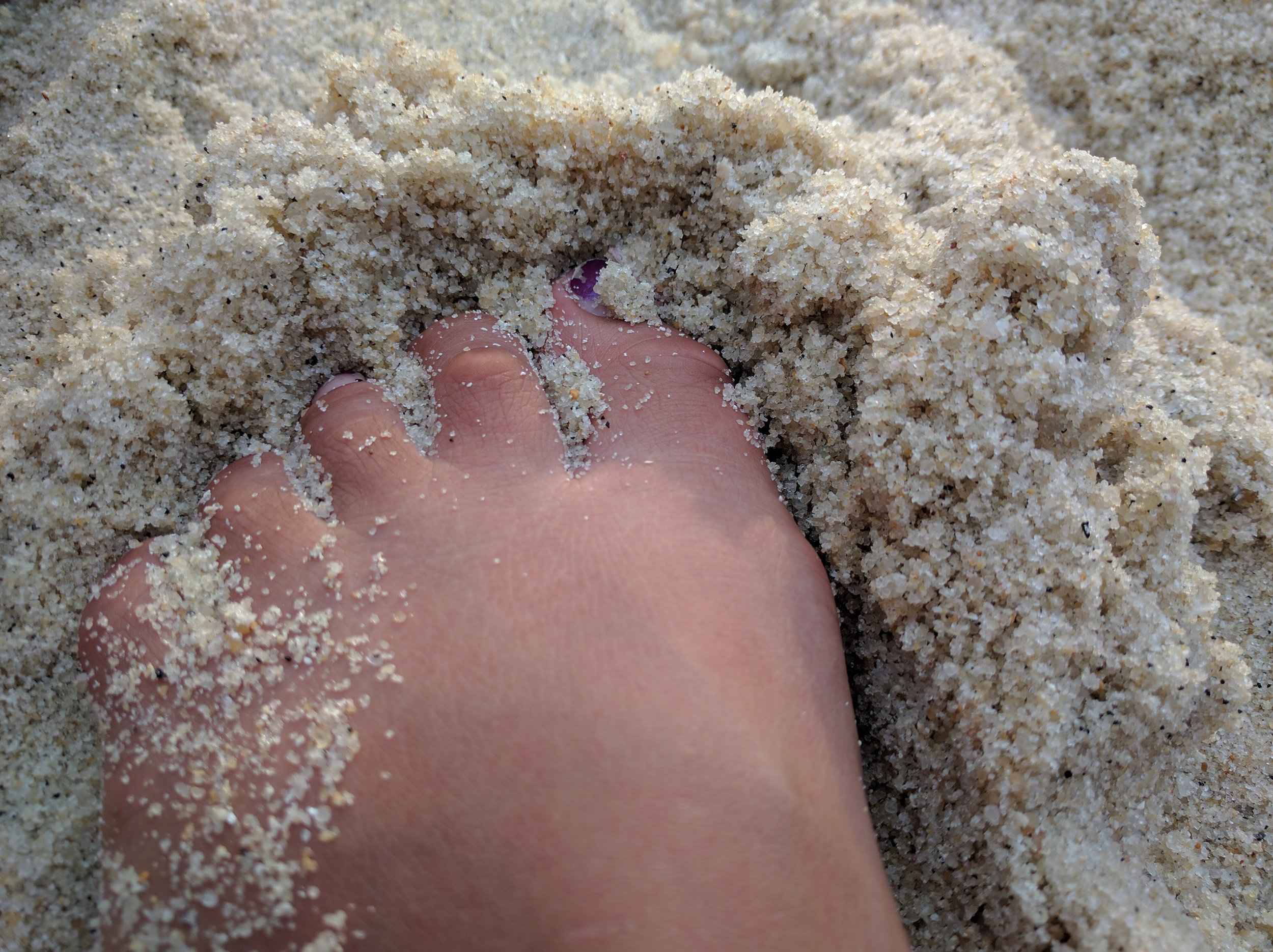 some sand was super soft, like brown sugar!