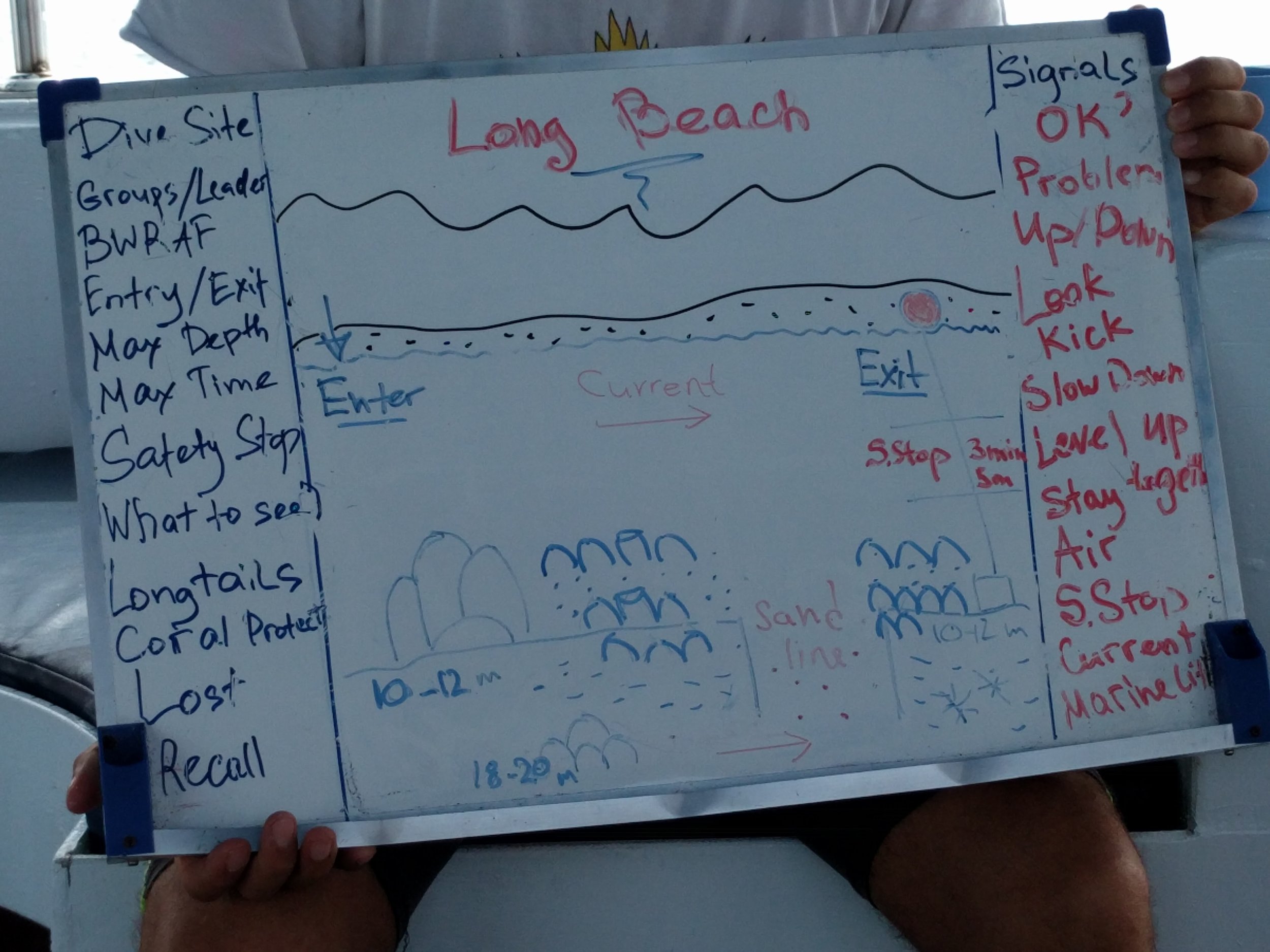 Dive briefing #1