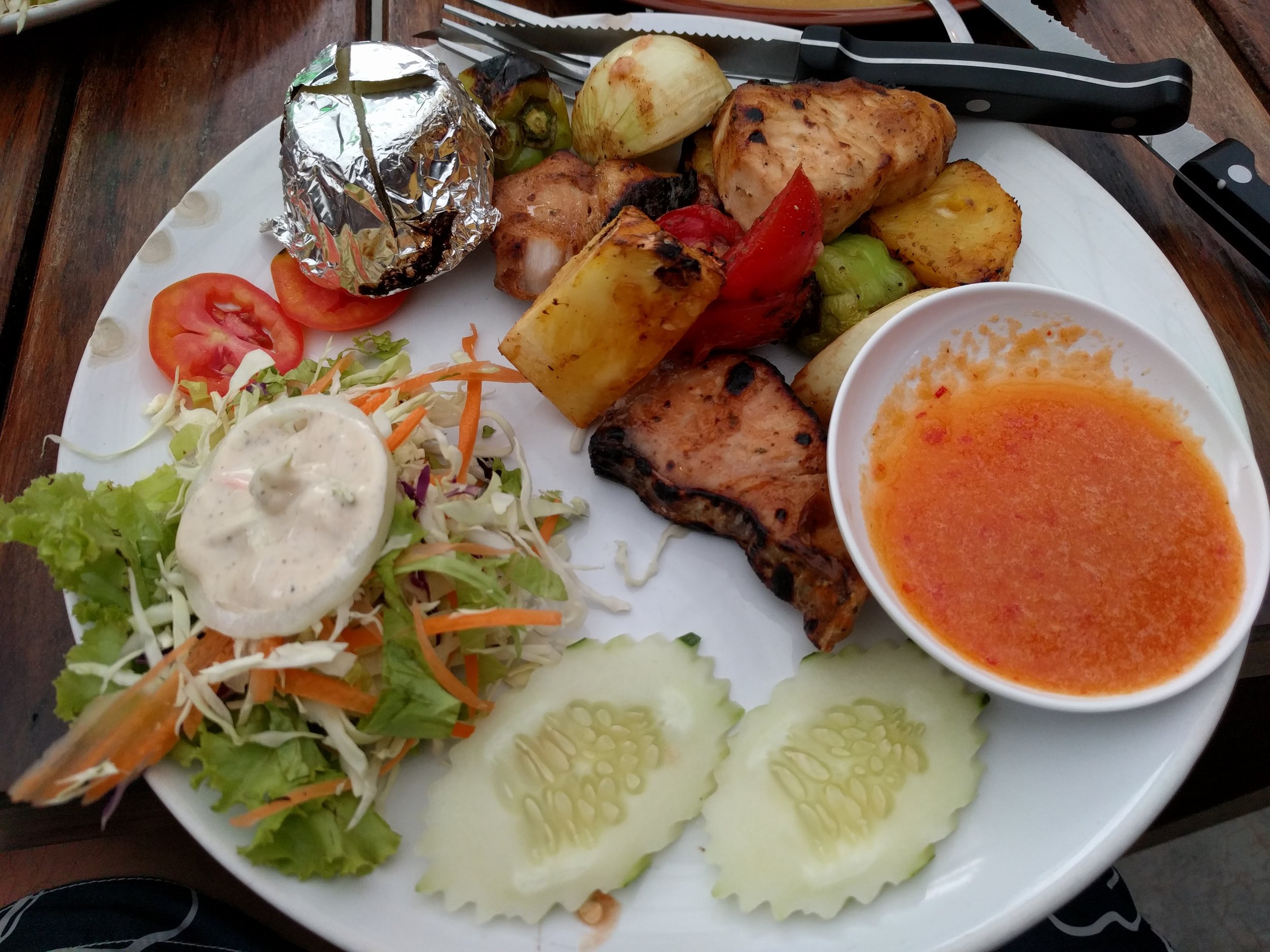 Fish skewer