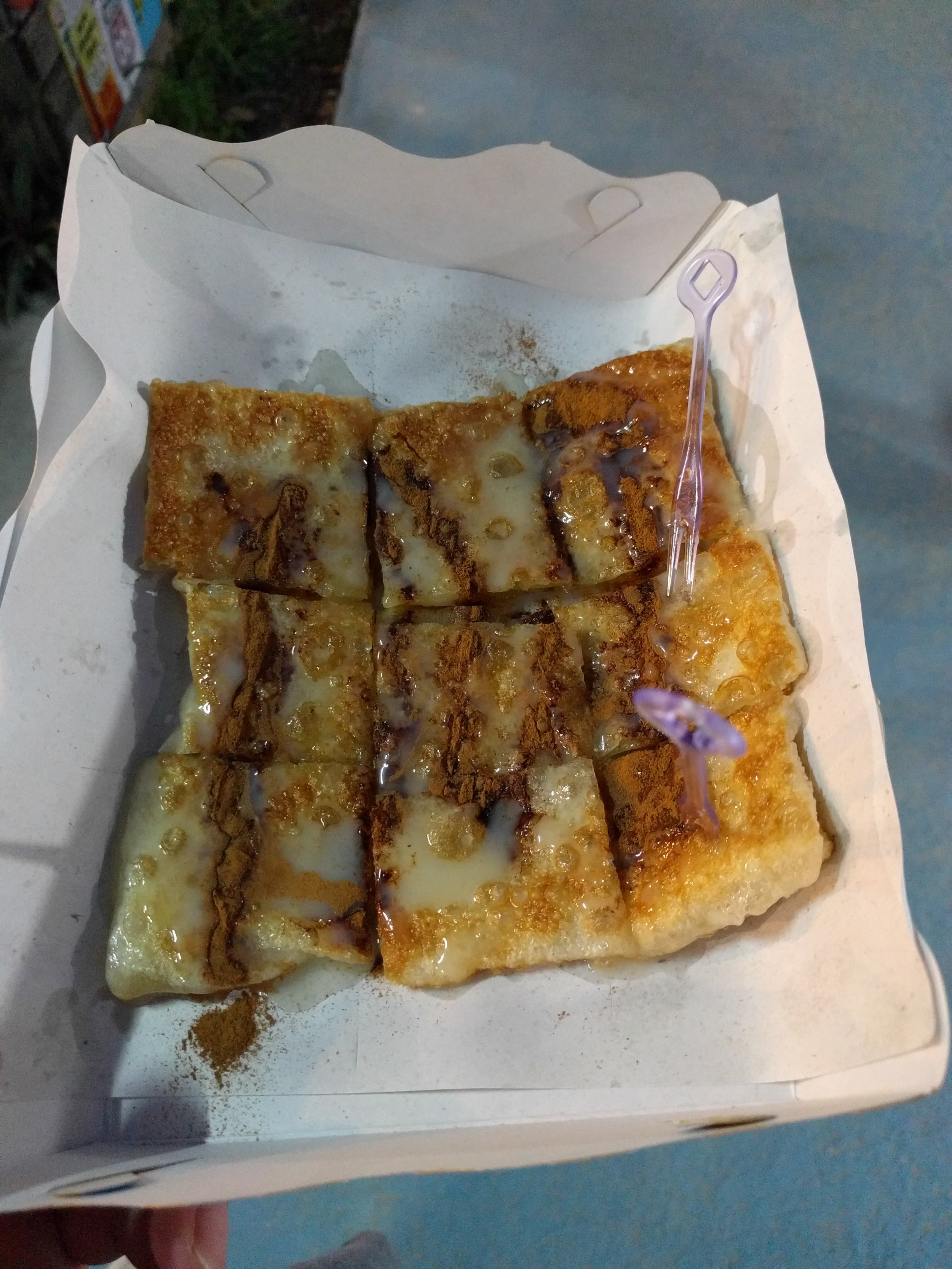 Banana and cinnamon pancake