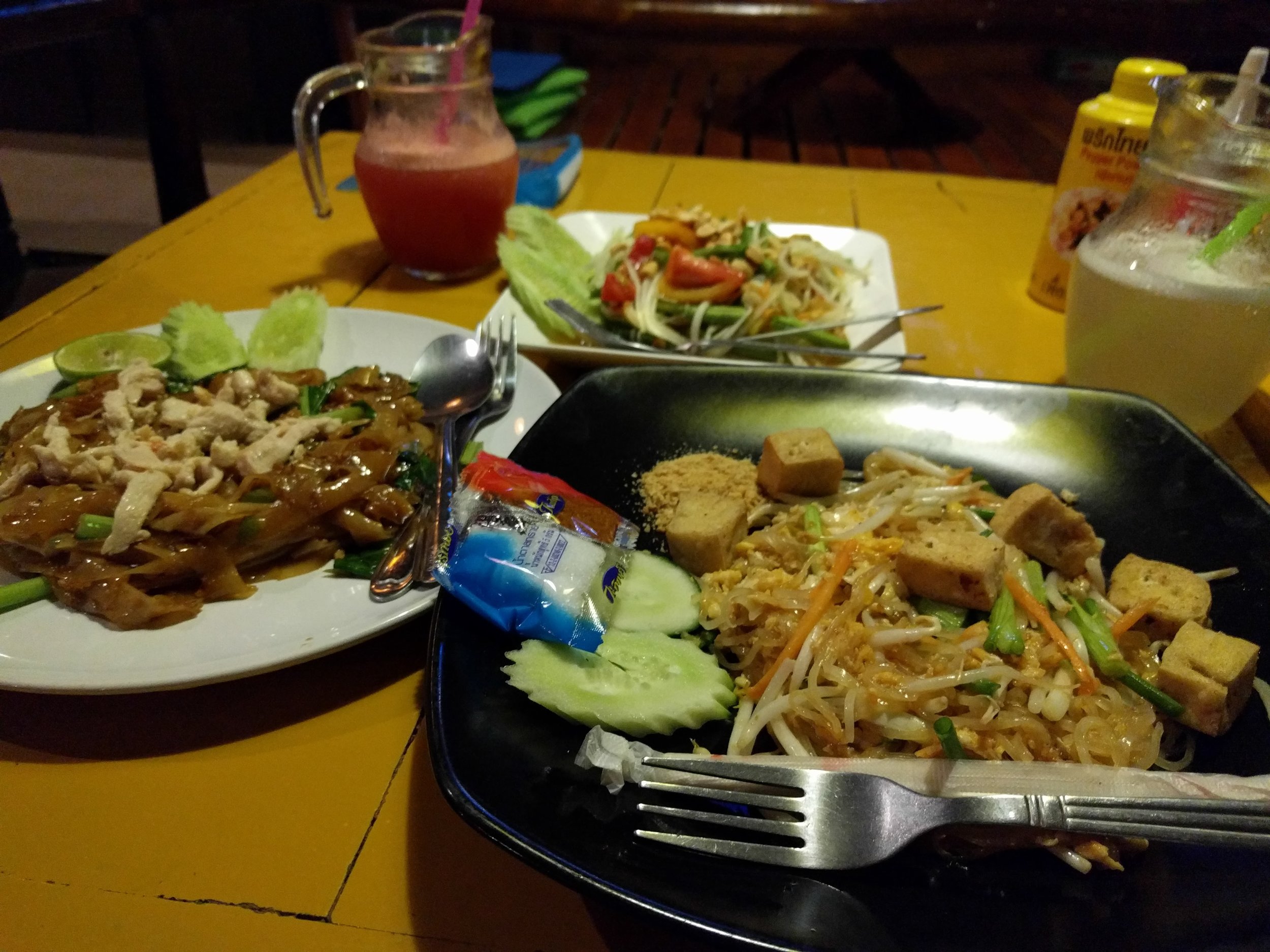 <p>final meal on the island!</p>
