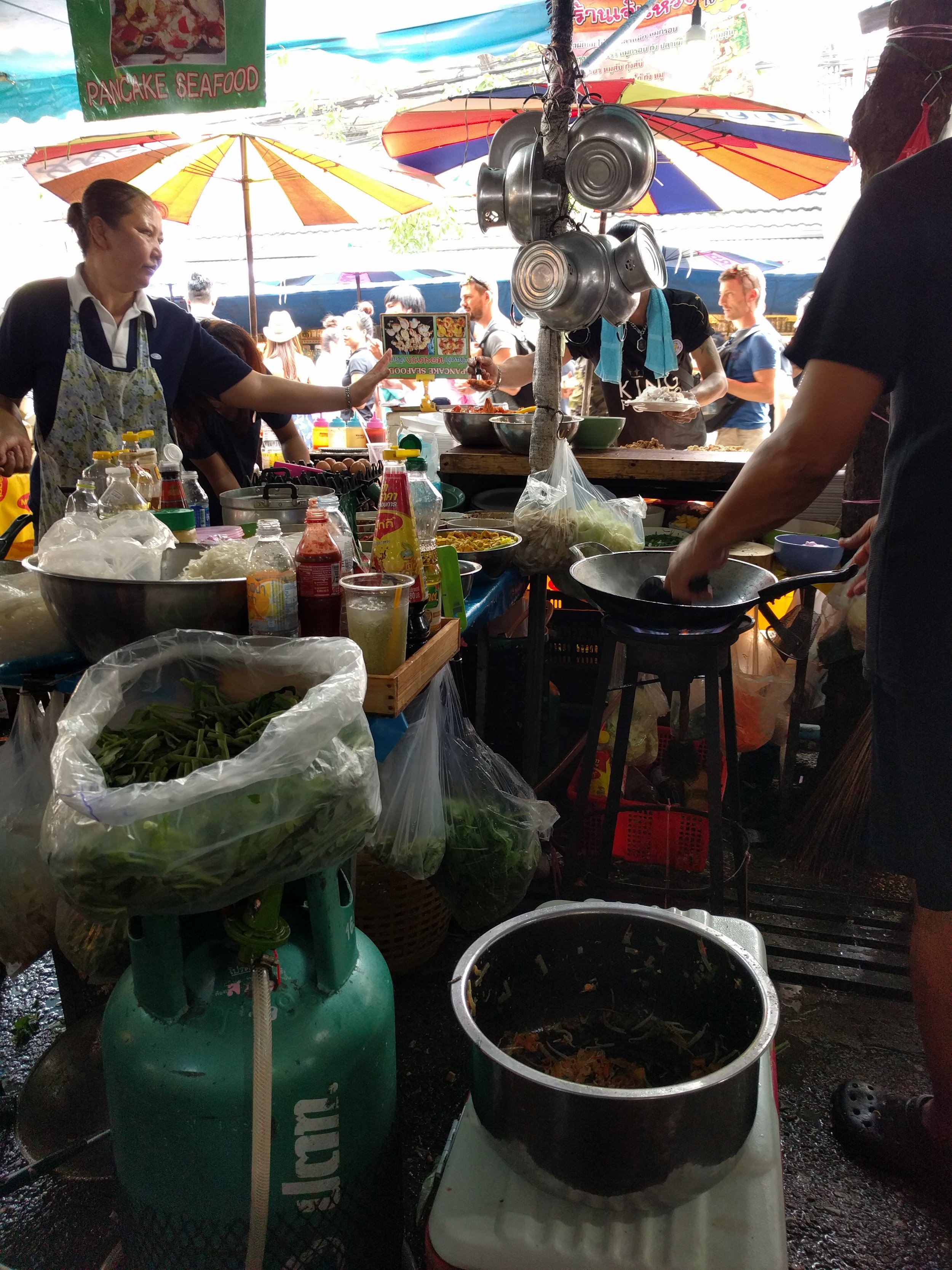 Food stalls at Chatuchak
