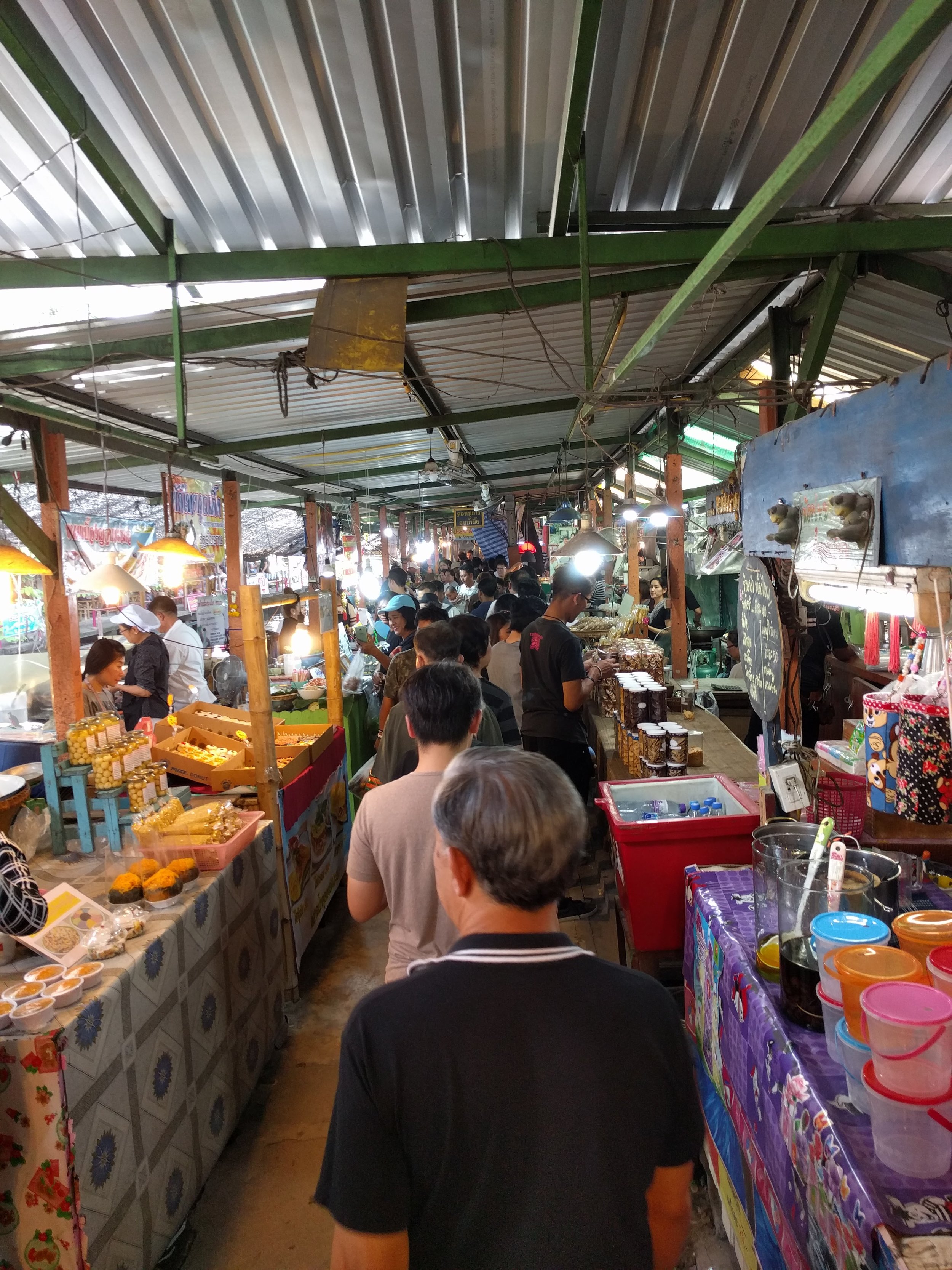 Crowded, but mostly with locals