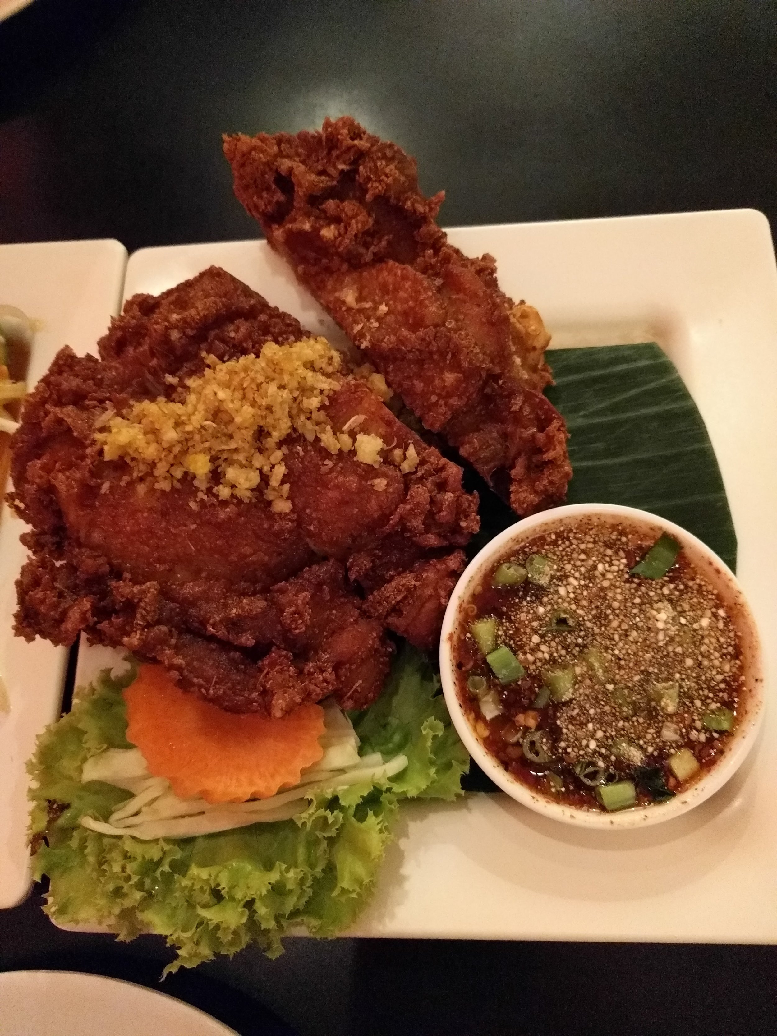 Fried chicken at Som Tum Der