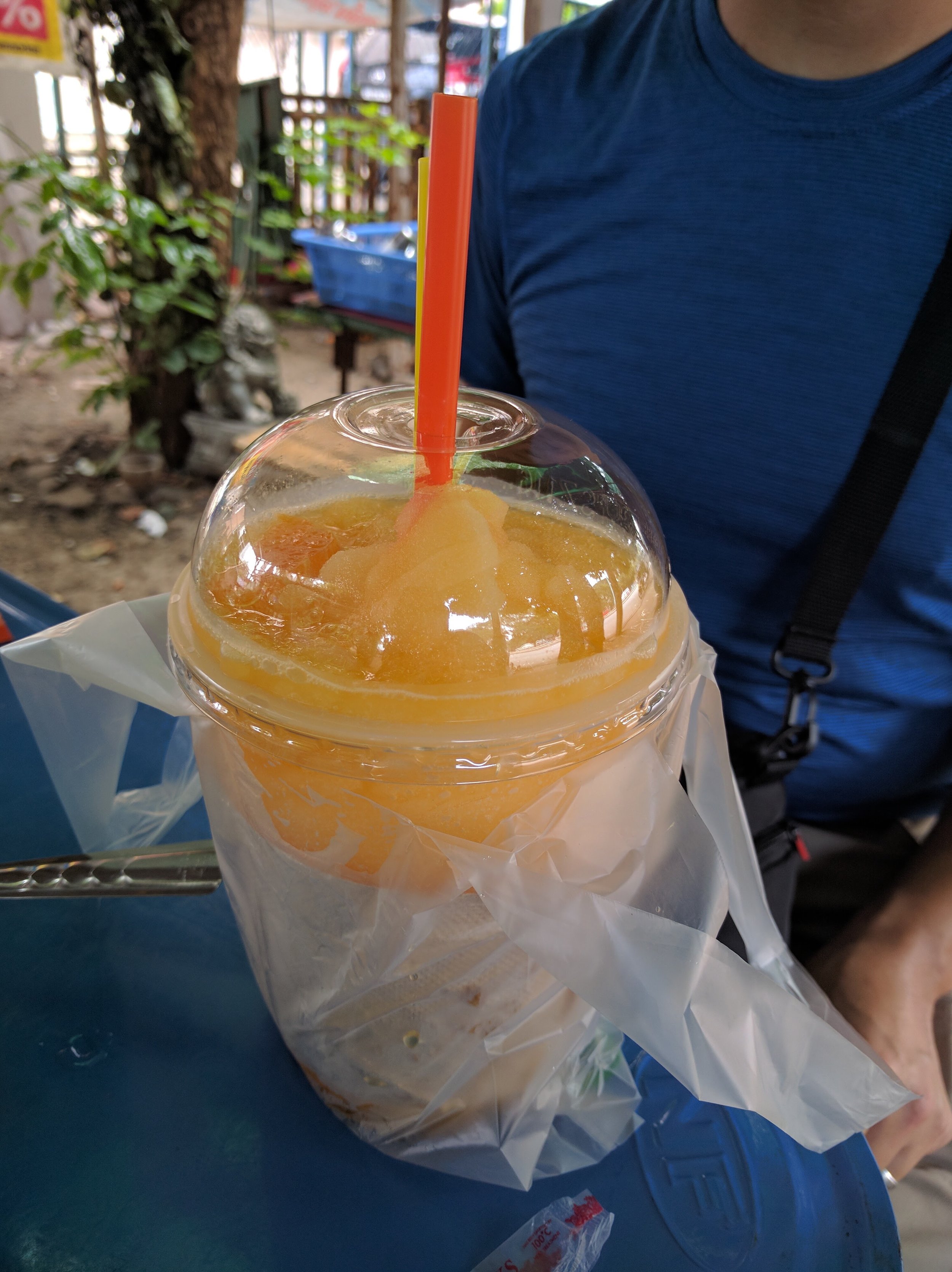 Orange freeze in Ayutthaya