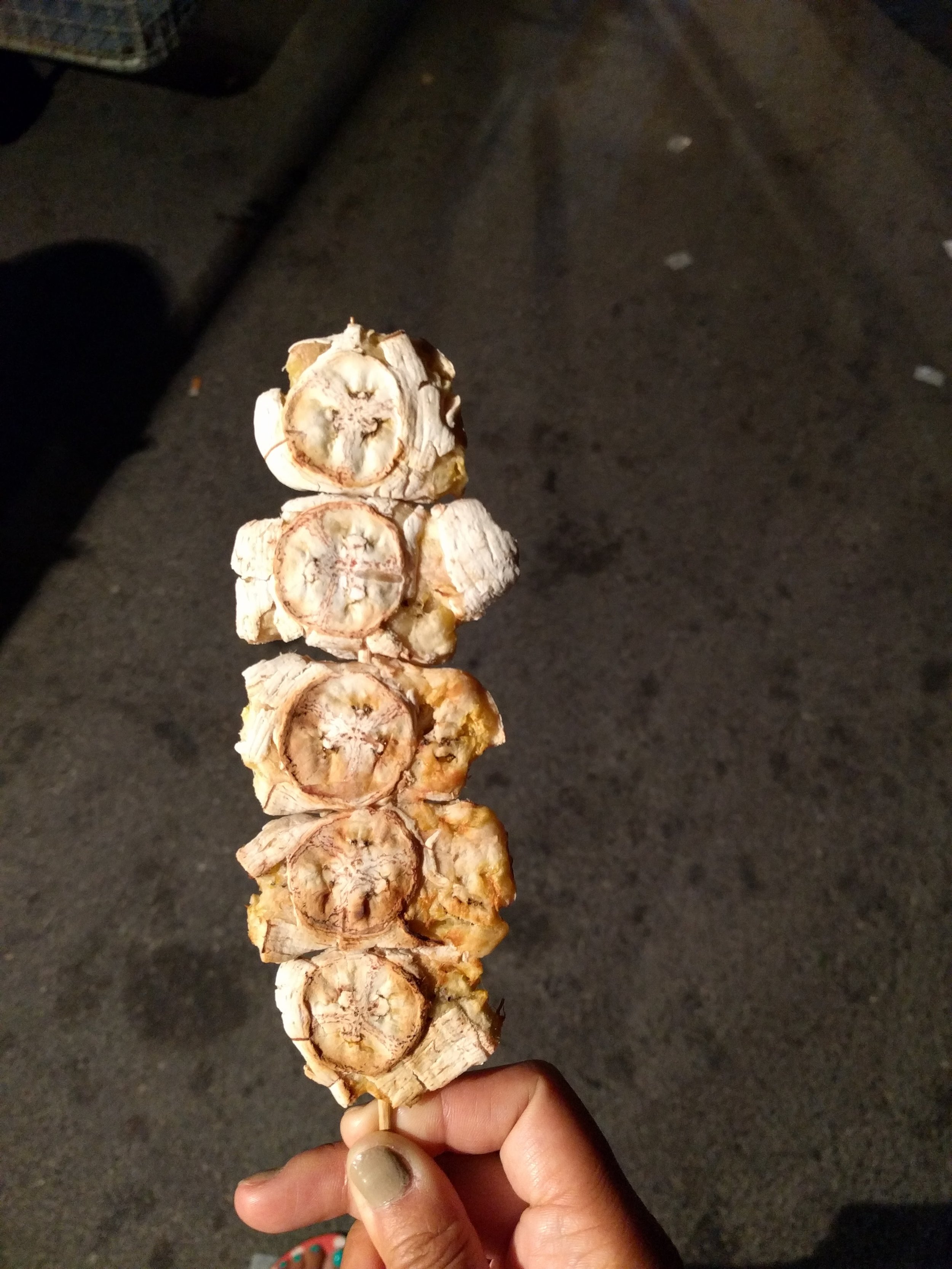 Grilled banana