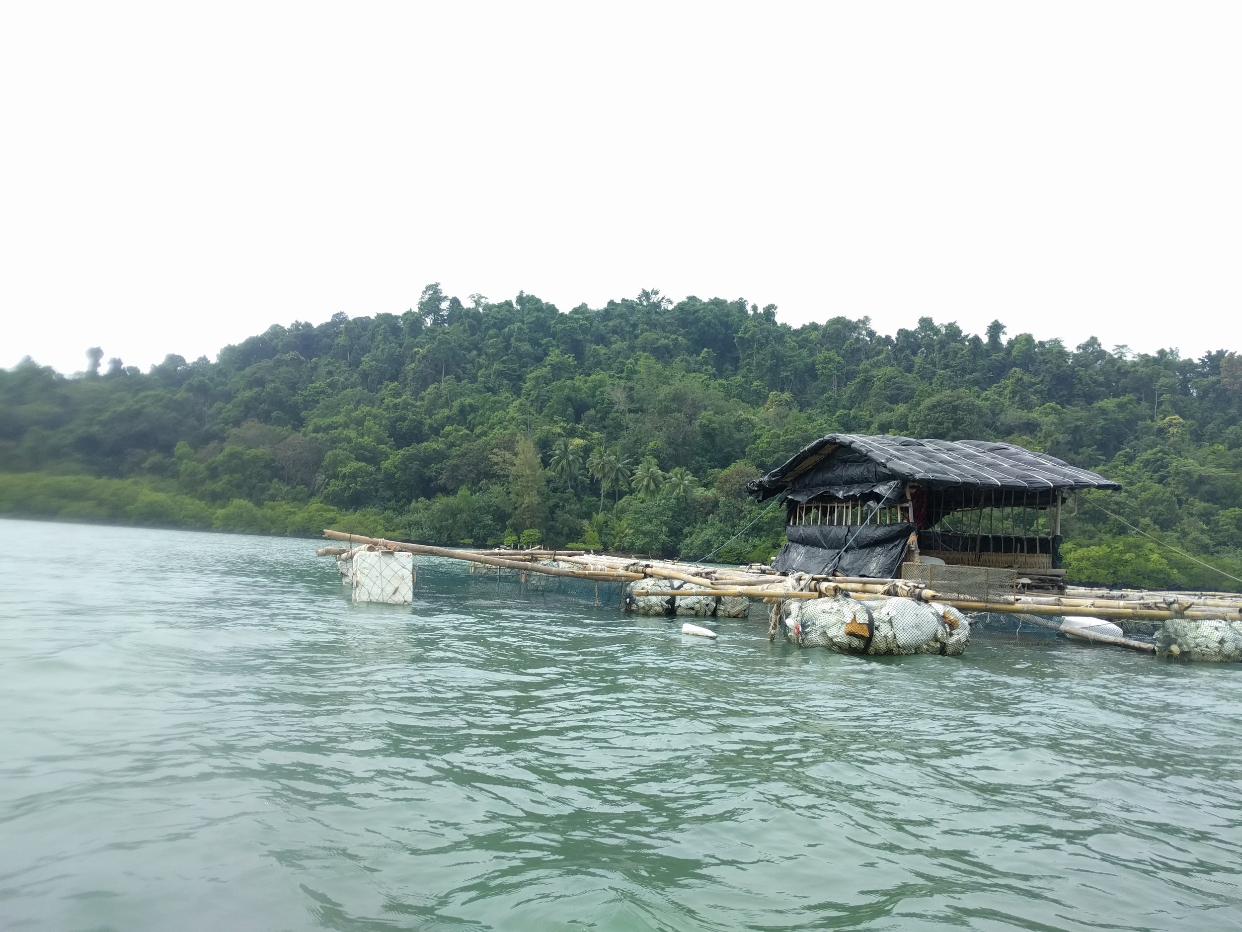 Fisherman residences in the bay