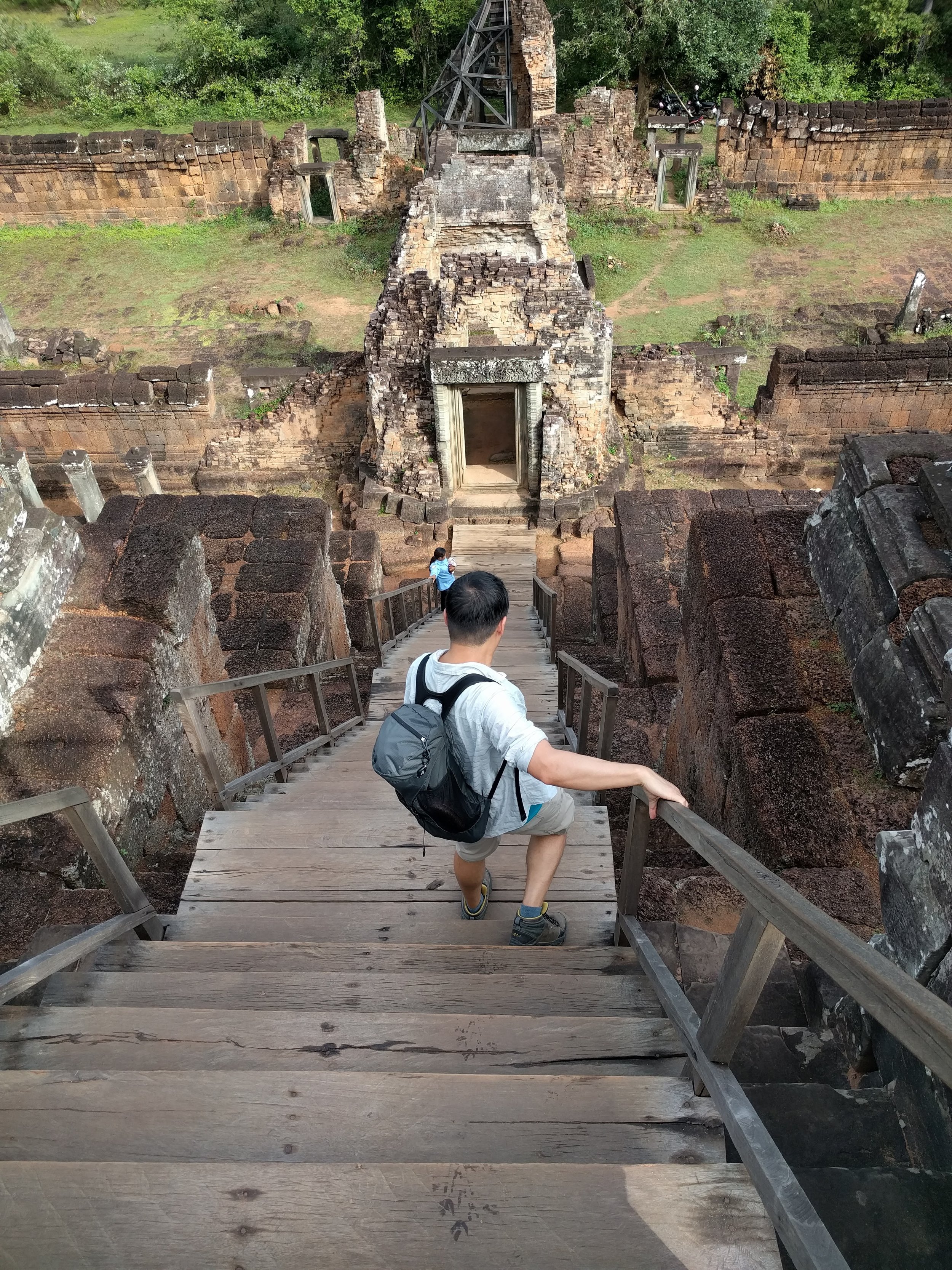 really steep stairs