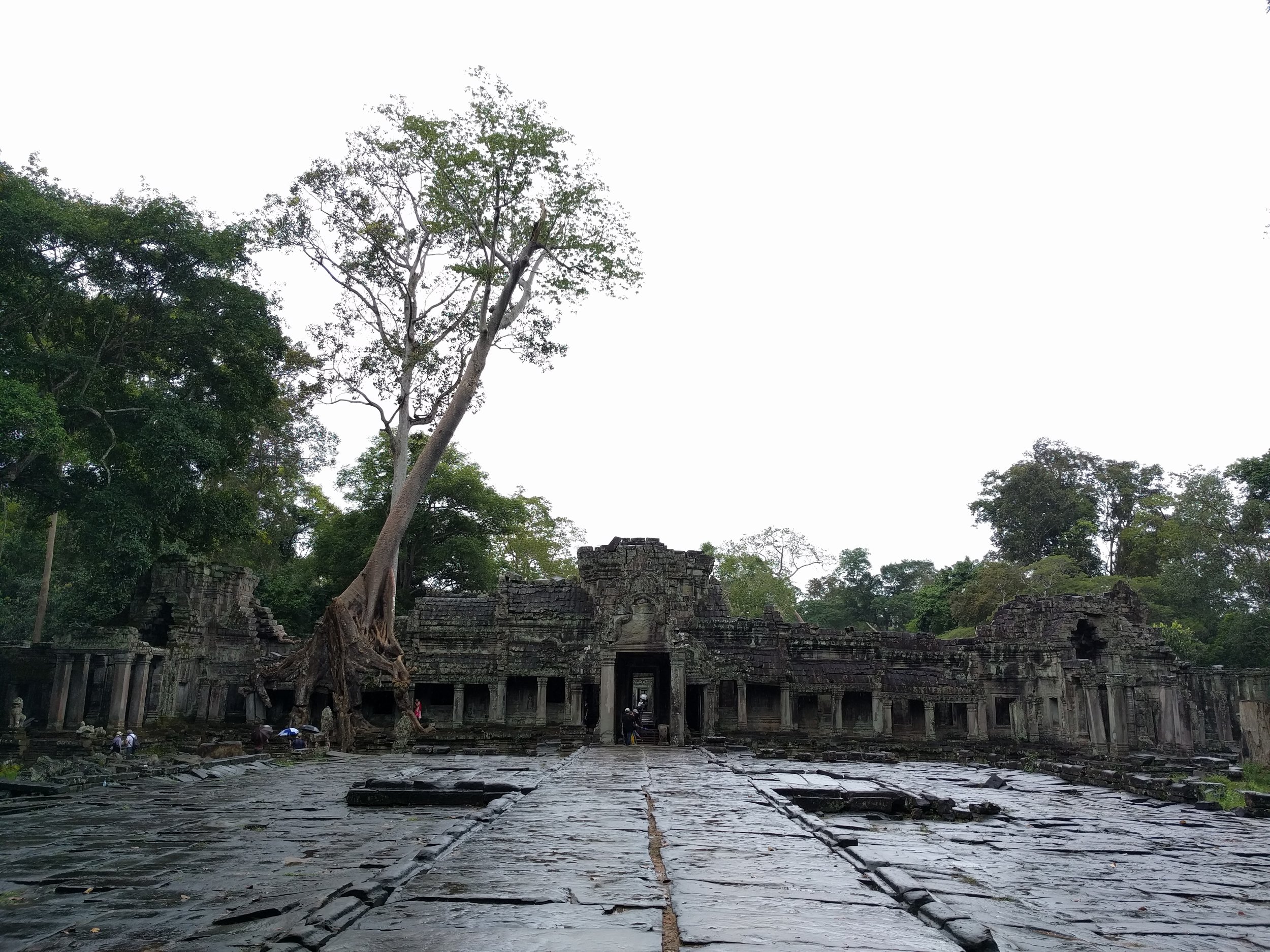 east entrance of the complex