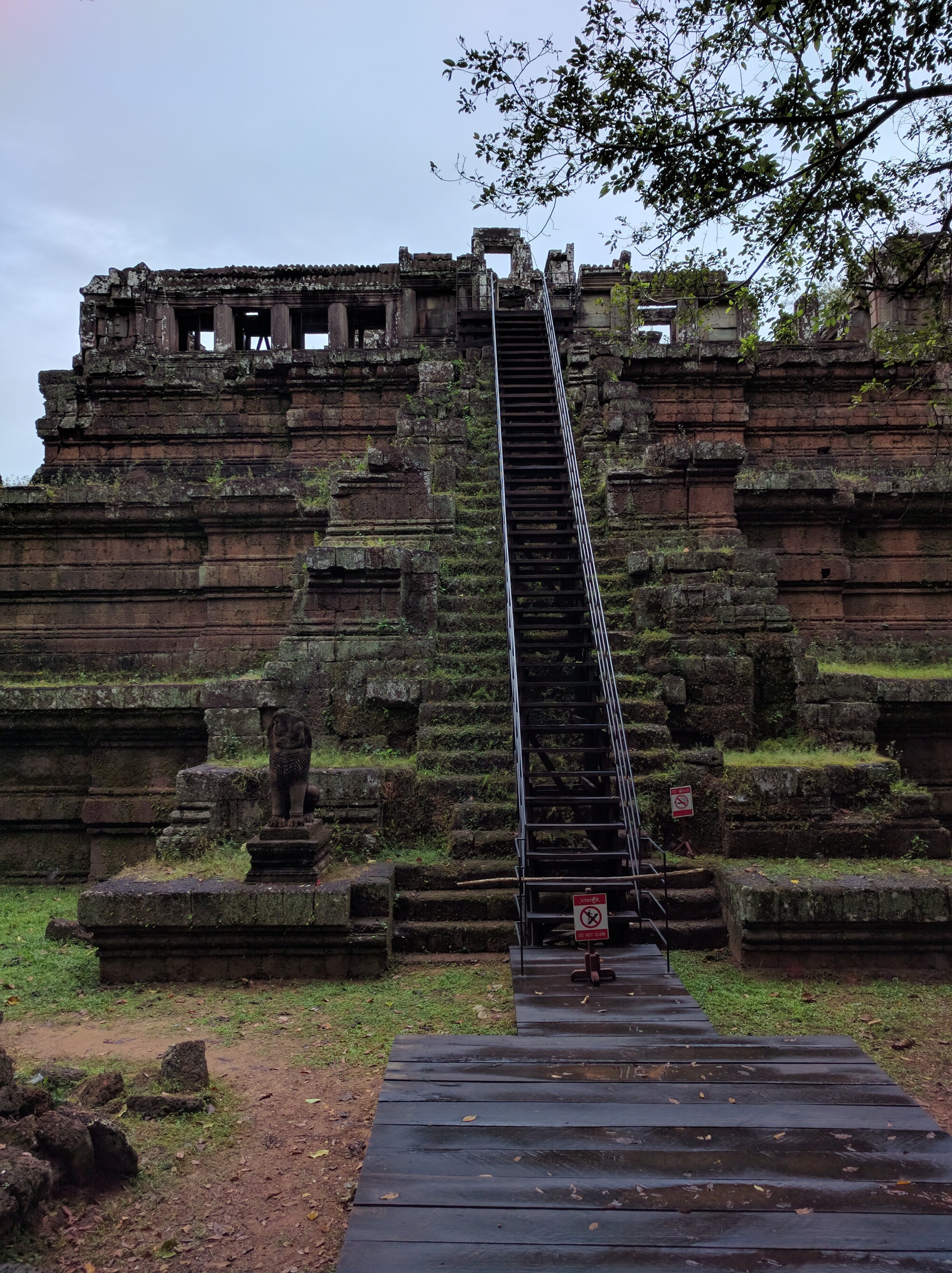 stairs were closed :(