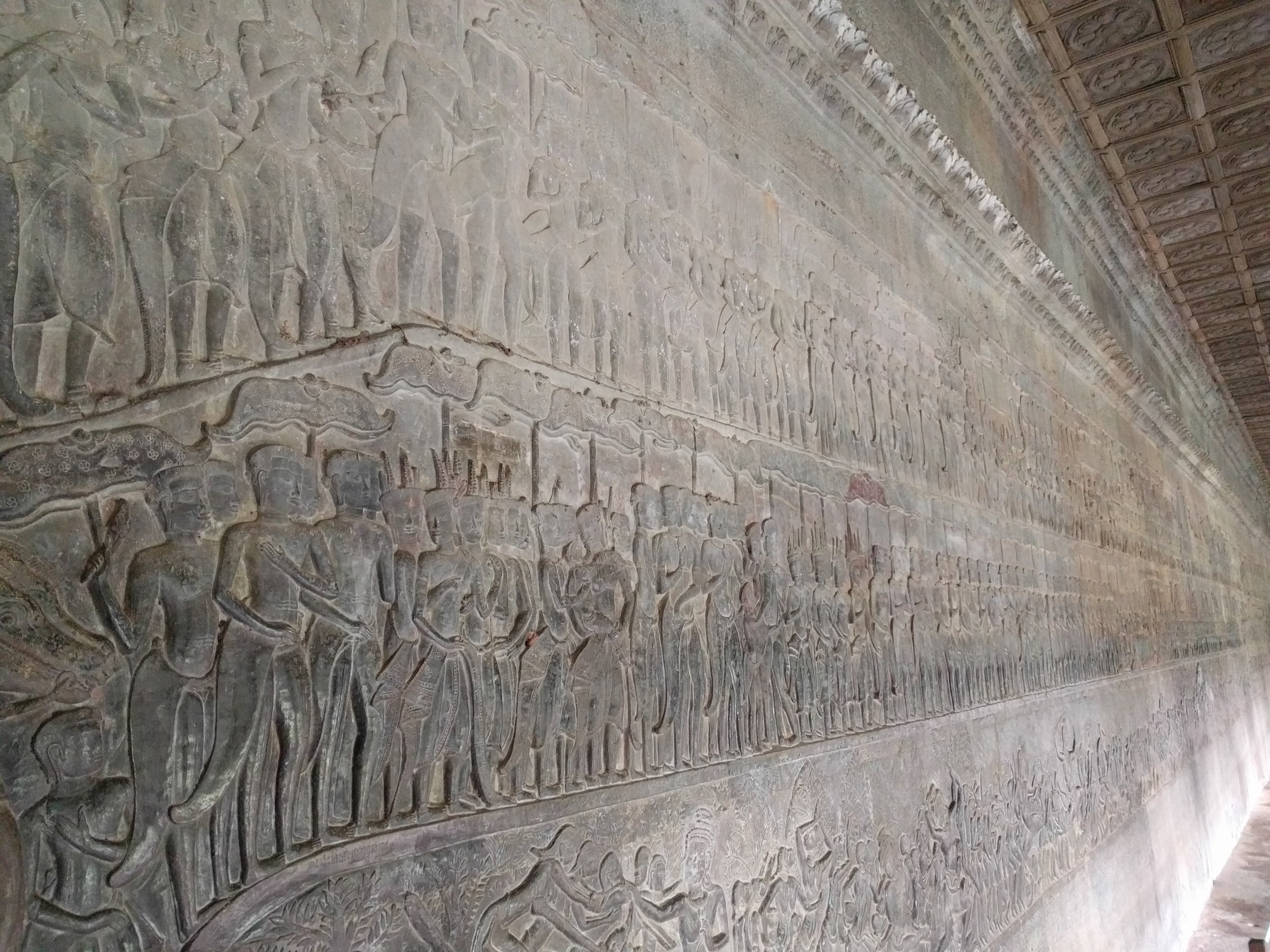 mural depicting heavens and hells