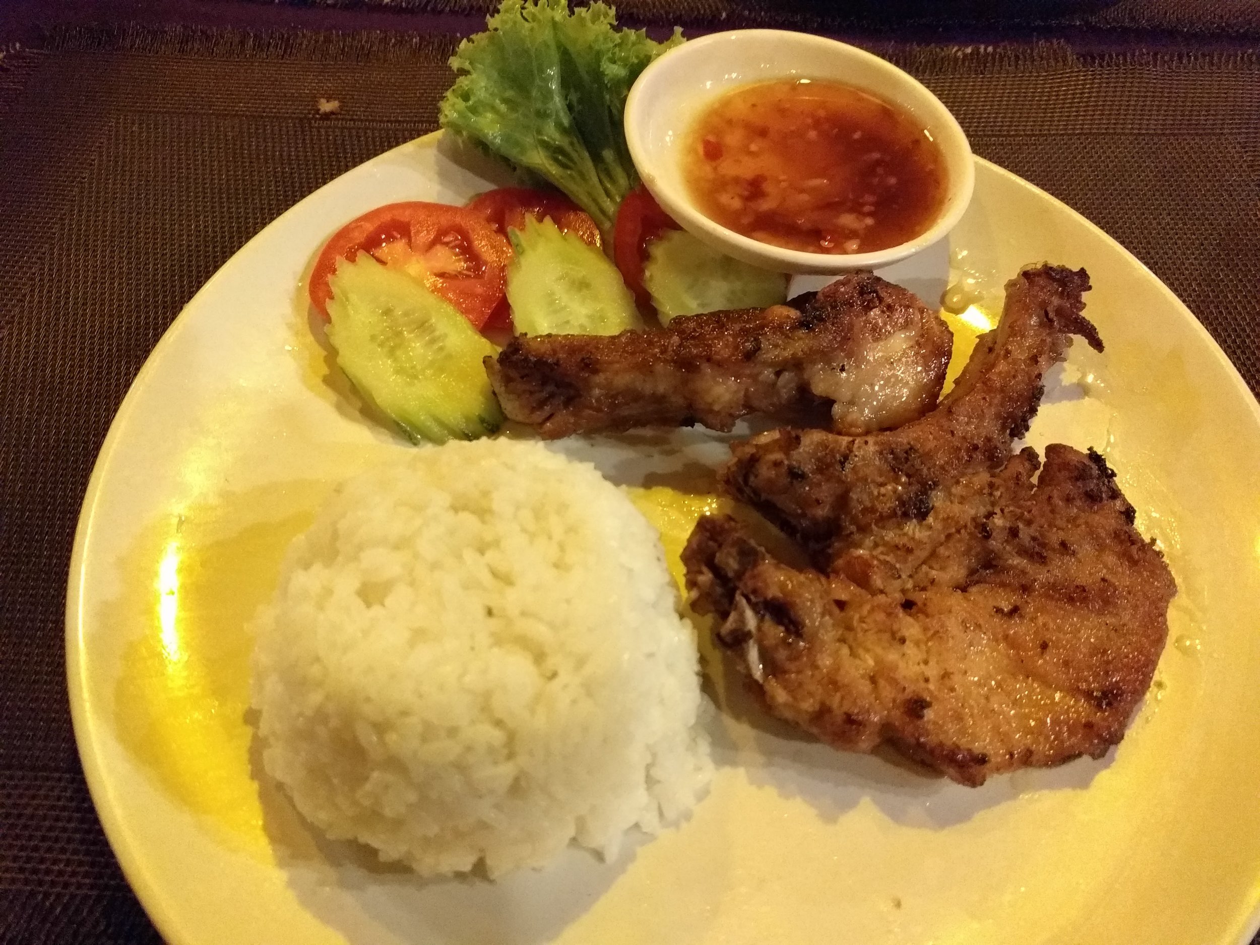 Pork ribs at Khmer Taste