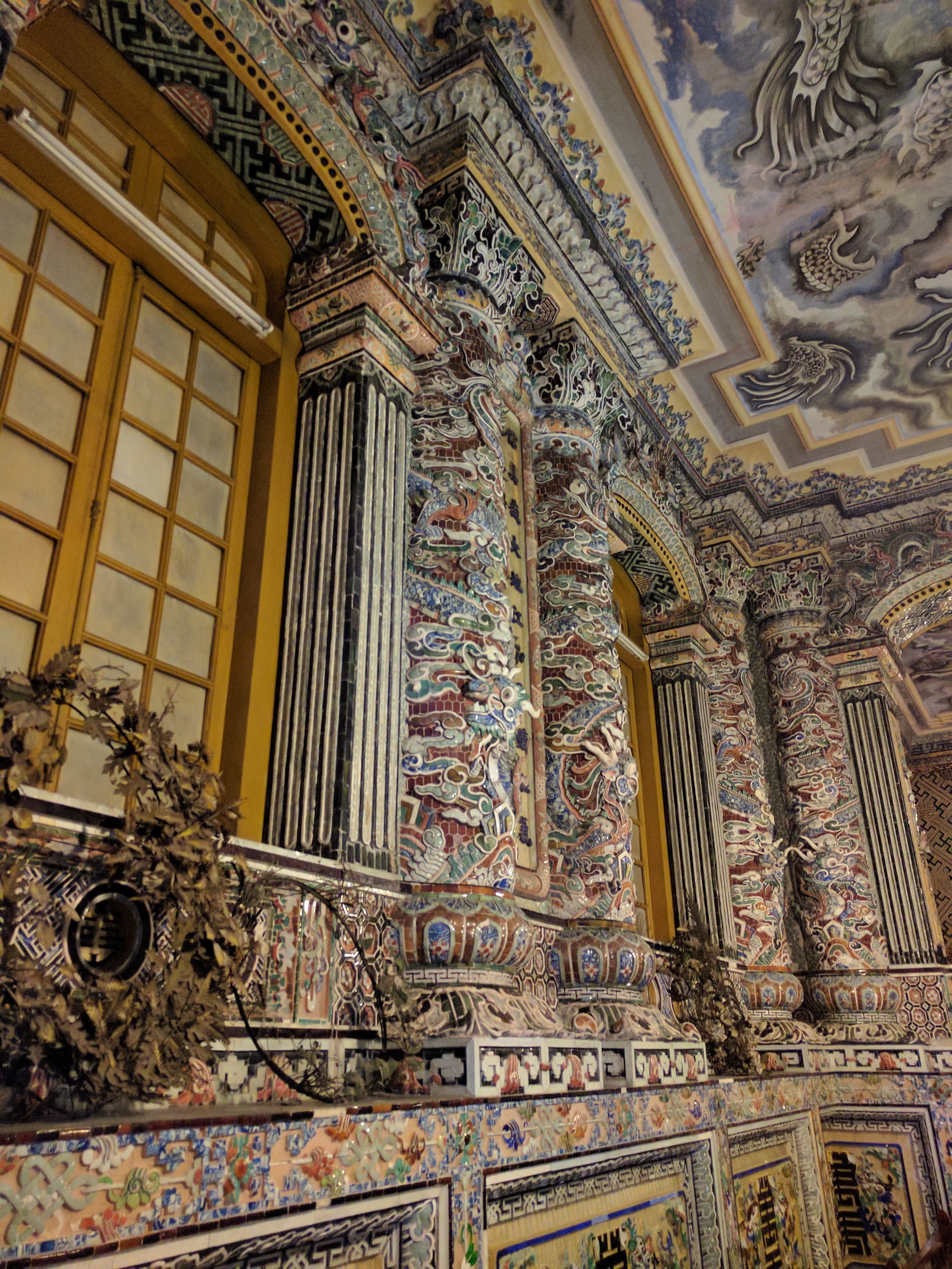 crazy ornate, mosaics everywhere