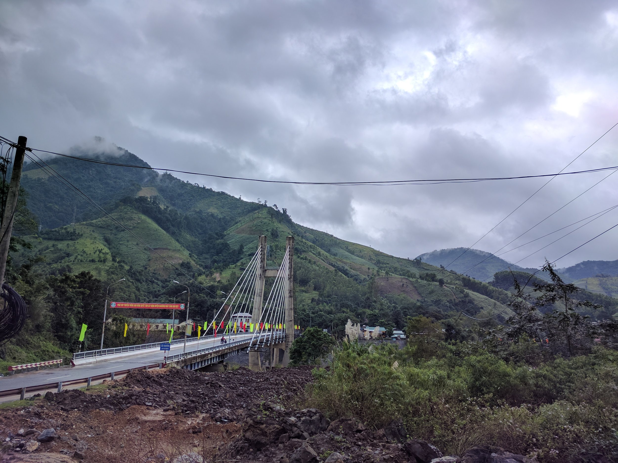 Bridge along the Ho Chi Minh trail