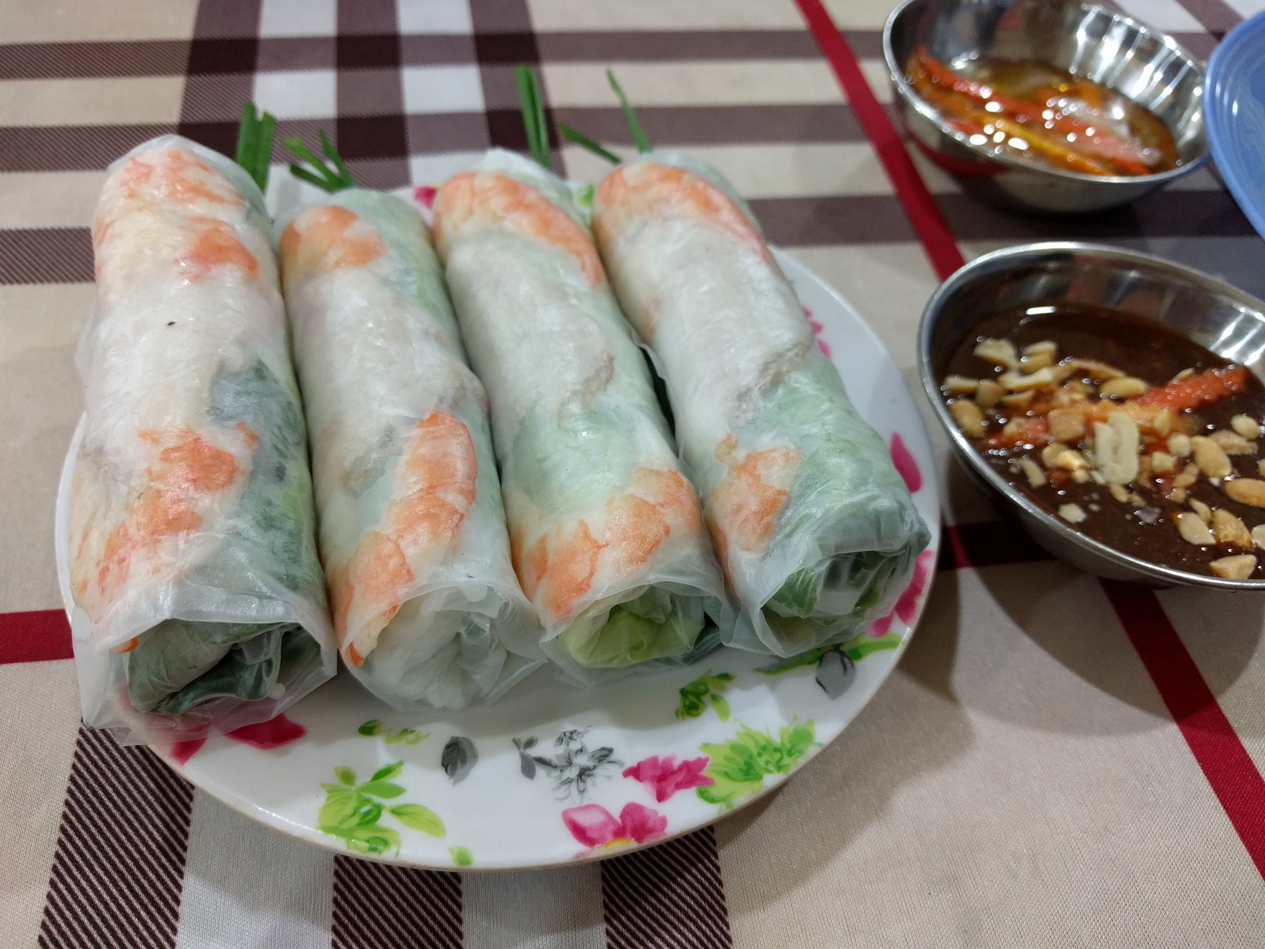 Fresh rolls at the market