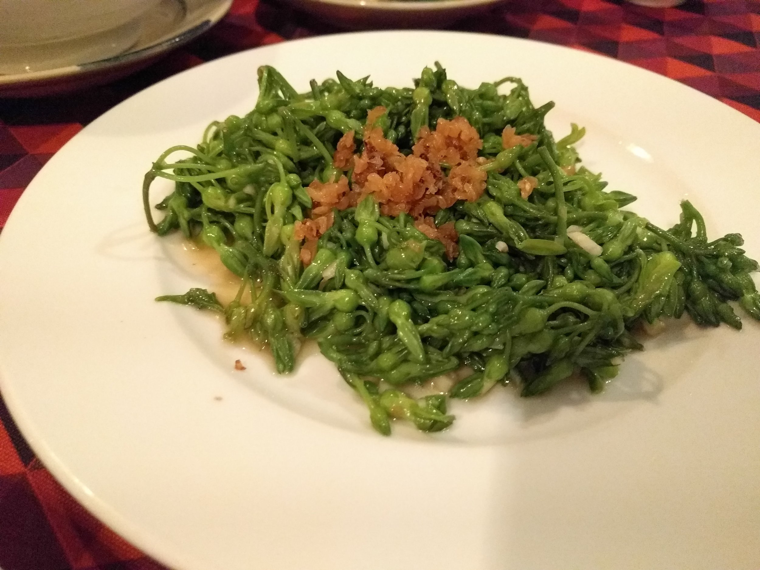 Jasmine flower stir fry