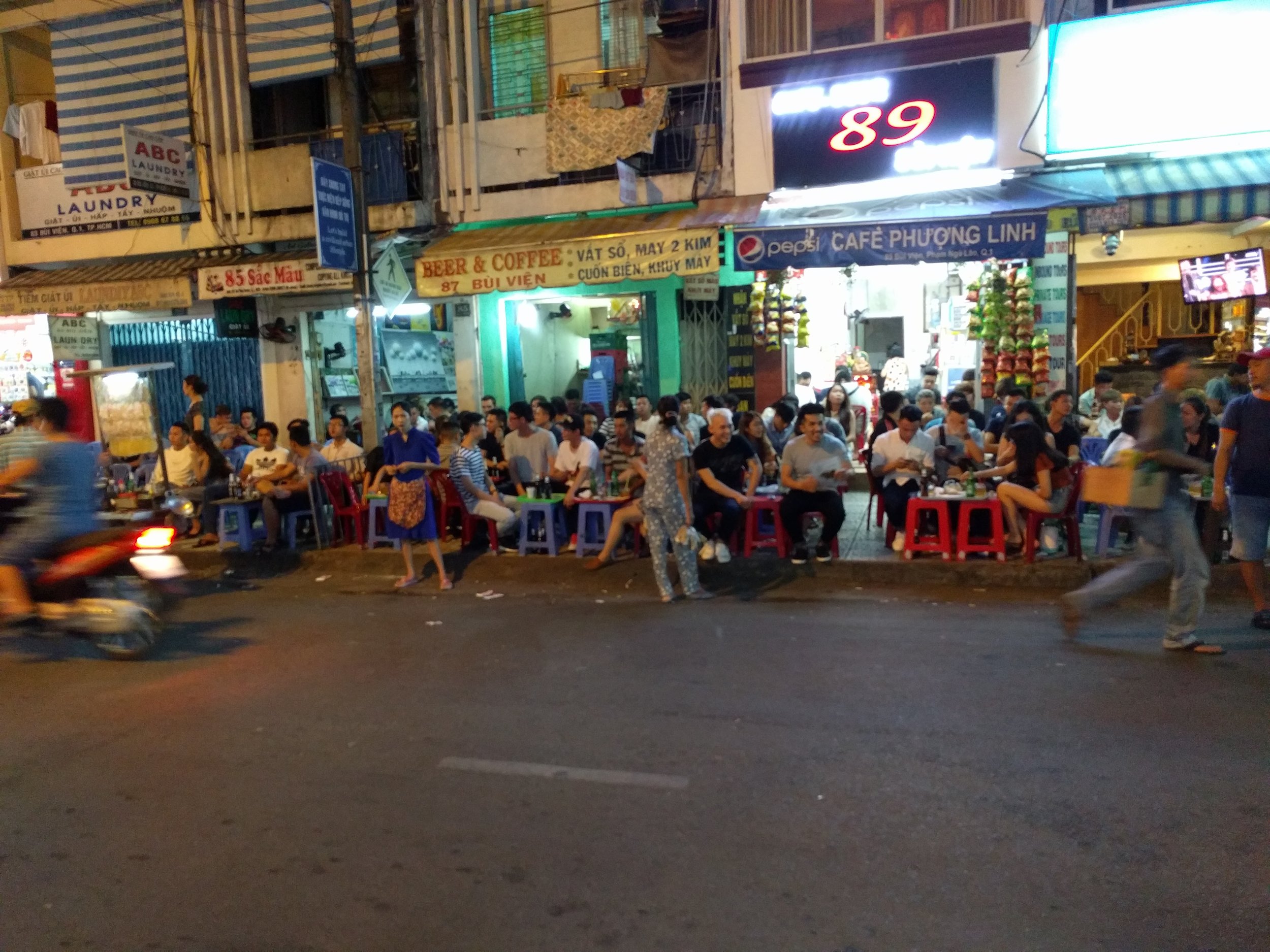 View of the backpacker area