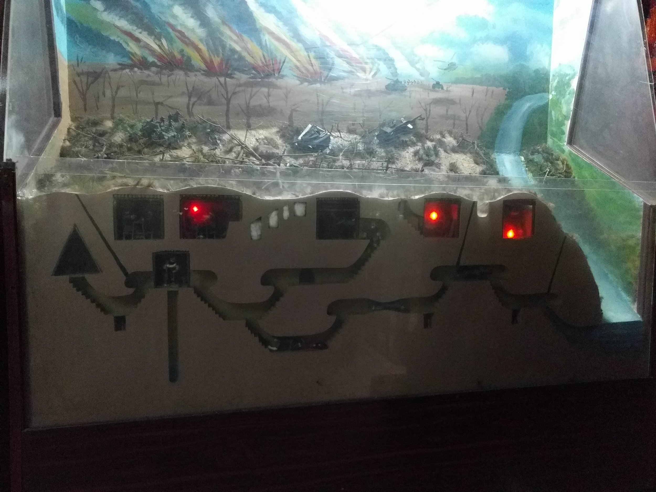 Diagram of the tunnels